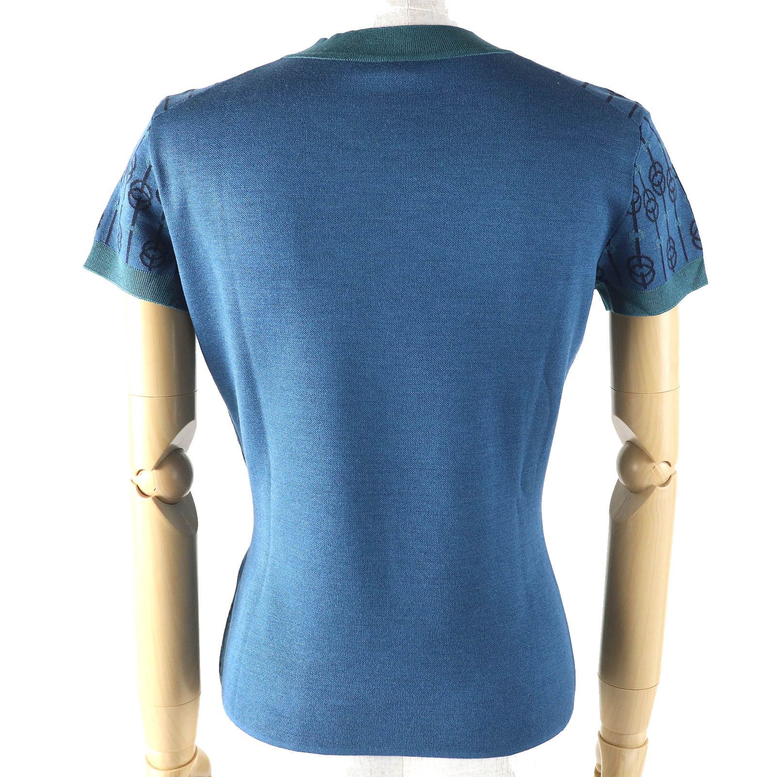 Hermes Hermes Hermes Chaine d'Ancre Cricketis Silk Nylon Knit Others Tops Size ONE SIZE - 3 Thumbnail