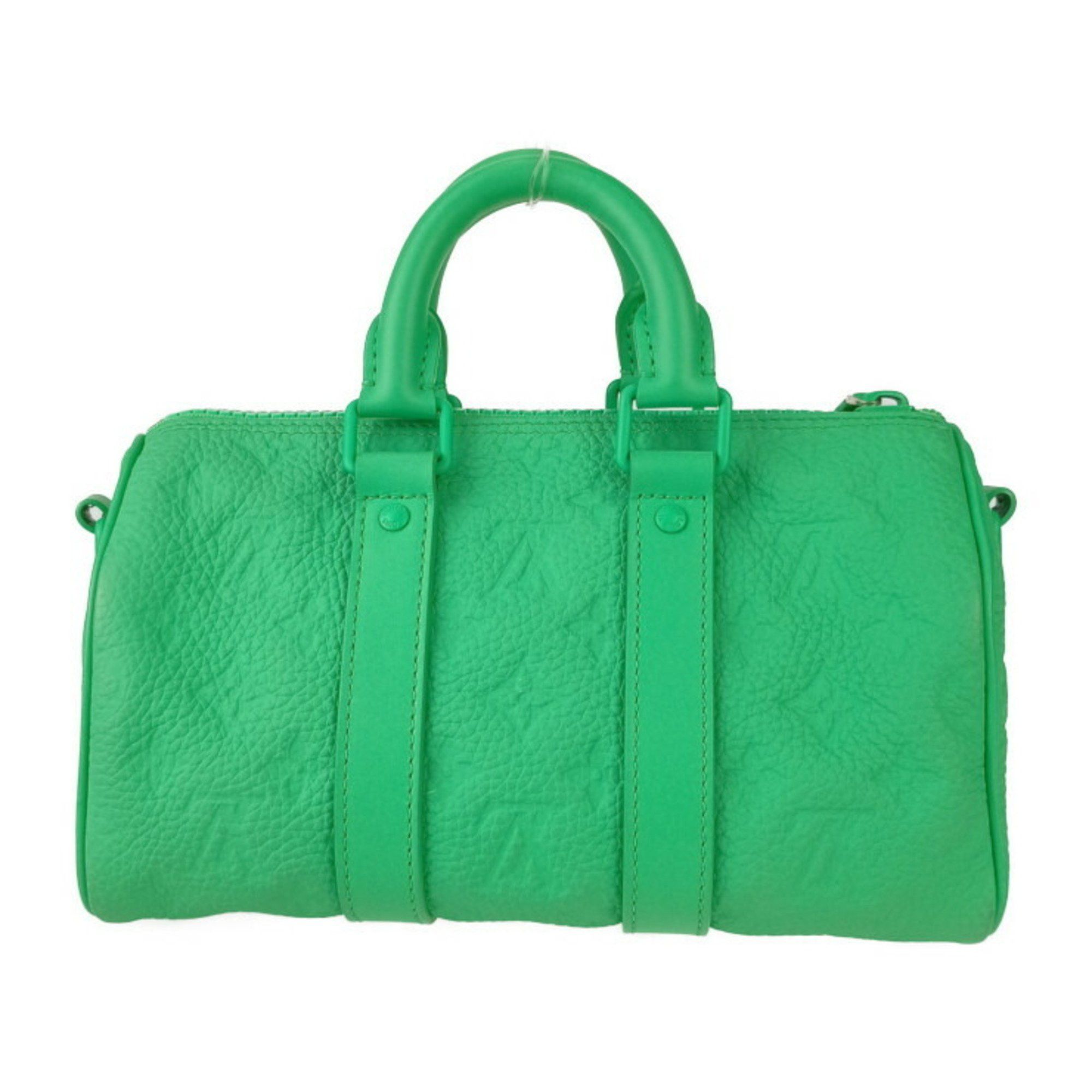 Louis Vuitton Louis Vuitton Handbag Keepall Bandouliere 25 M20929 MINTY GREEN Green Taurillon Monogram Leather Women's Mini Boston Shoulder Bag Size ONE SIZE - 3 Thumbnail