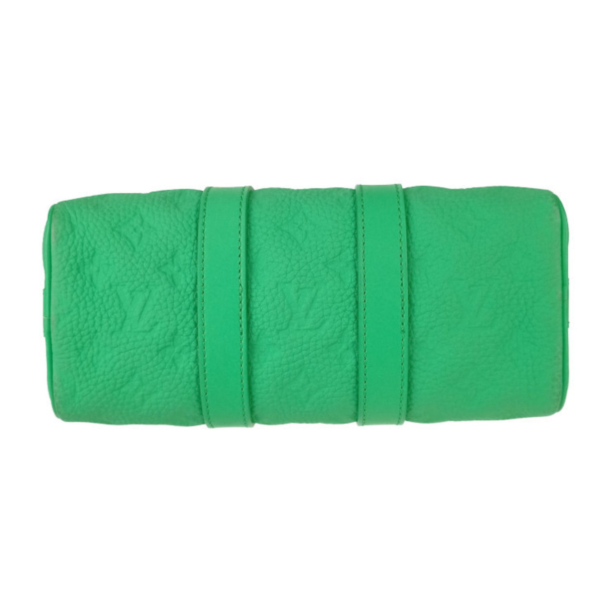 Louis Vuitton Louis Vuitton Handbag Keepall Bandouliere 25 M20929 MINTY GREEN Green Taurillon Monogram Leather Women's Mini Boston Shoulder Bag Size ONE SIZE - 4 Thumbnail