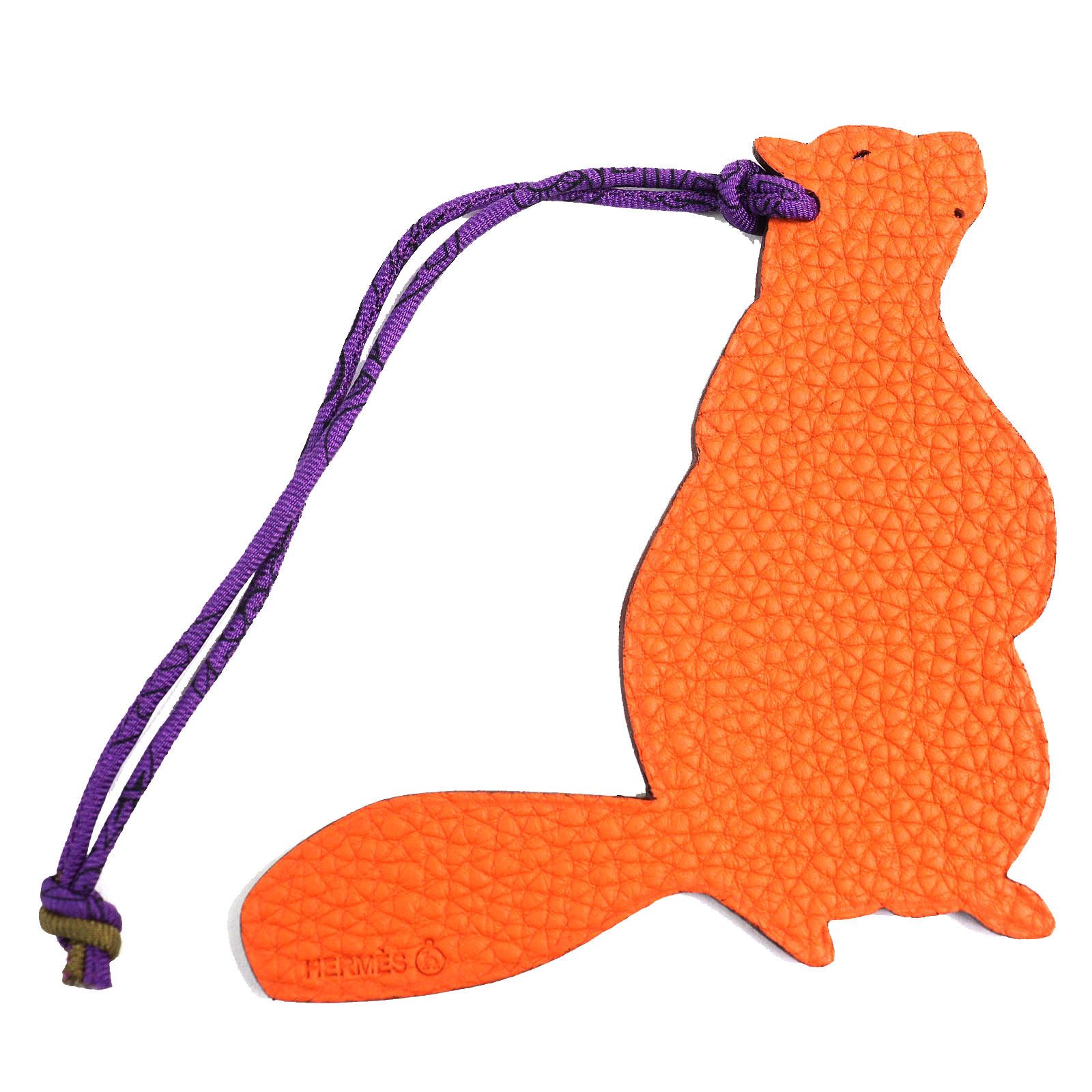 Hermes Hermes Hermes Petite Ash Beaver Epsom Togo Bag Charm Leather Charm DUTY FREE for USA Size ONE SIZE - 3 Thumbnail