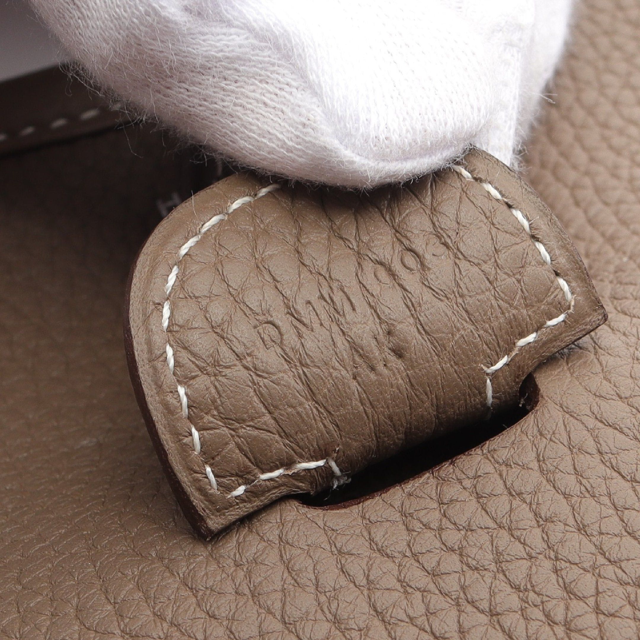 Hermes Hermes Evelyn 3 Troyes Gm Etoupe Shoulder Bag Clemence Leather Gray Brown Silver Hardware D Stamp Size ONE SIZE - 5 Thumbnail