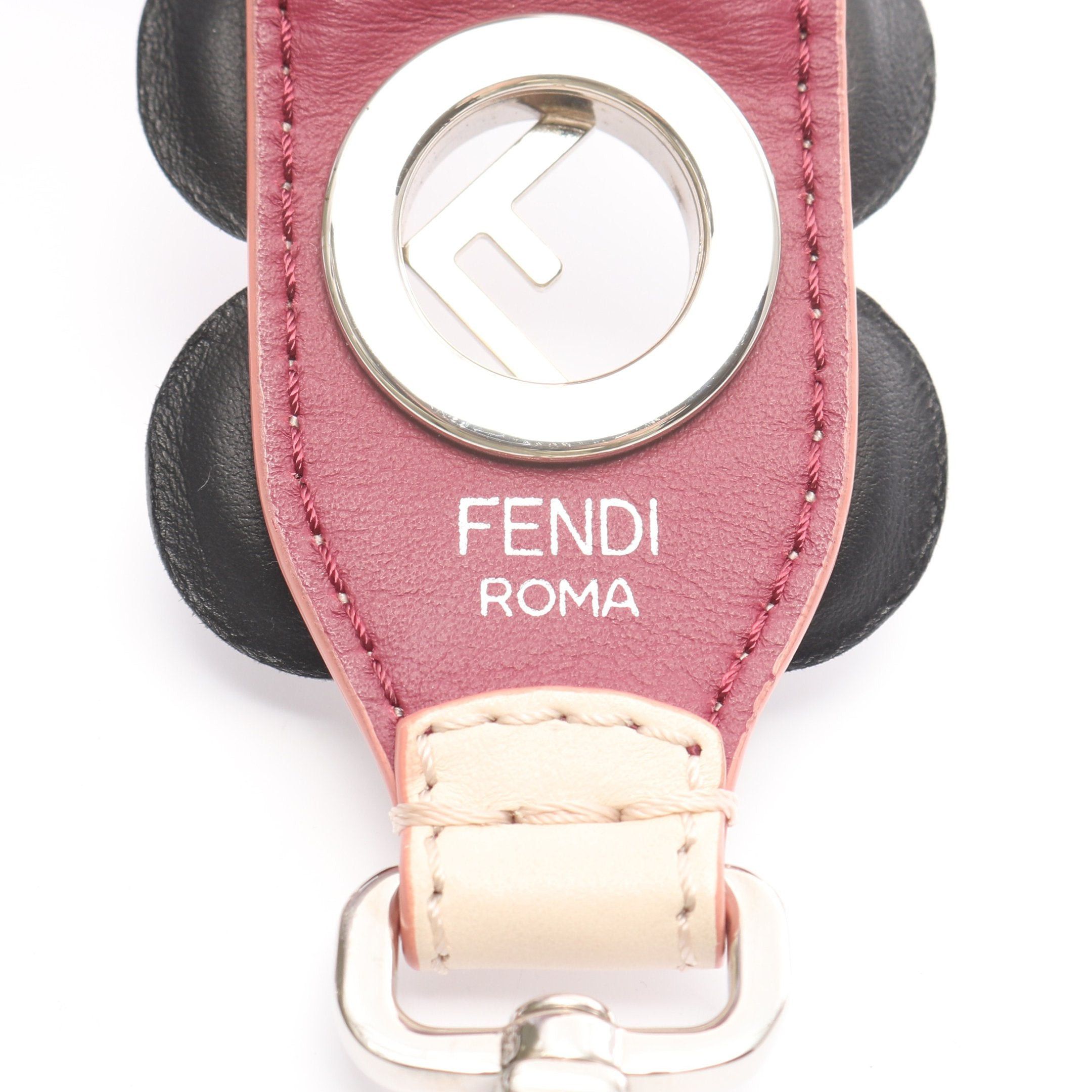 Fendi Fendi Strap You Efuiz Shoulder Flower Spike Leather Ivory Multicolor Size ONE SIZE - 4 Thumbnail