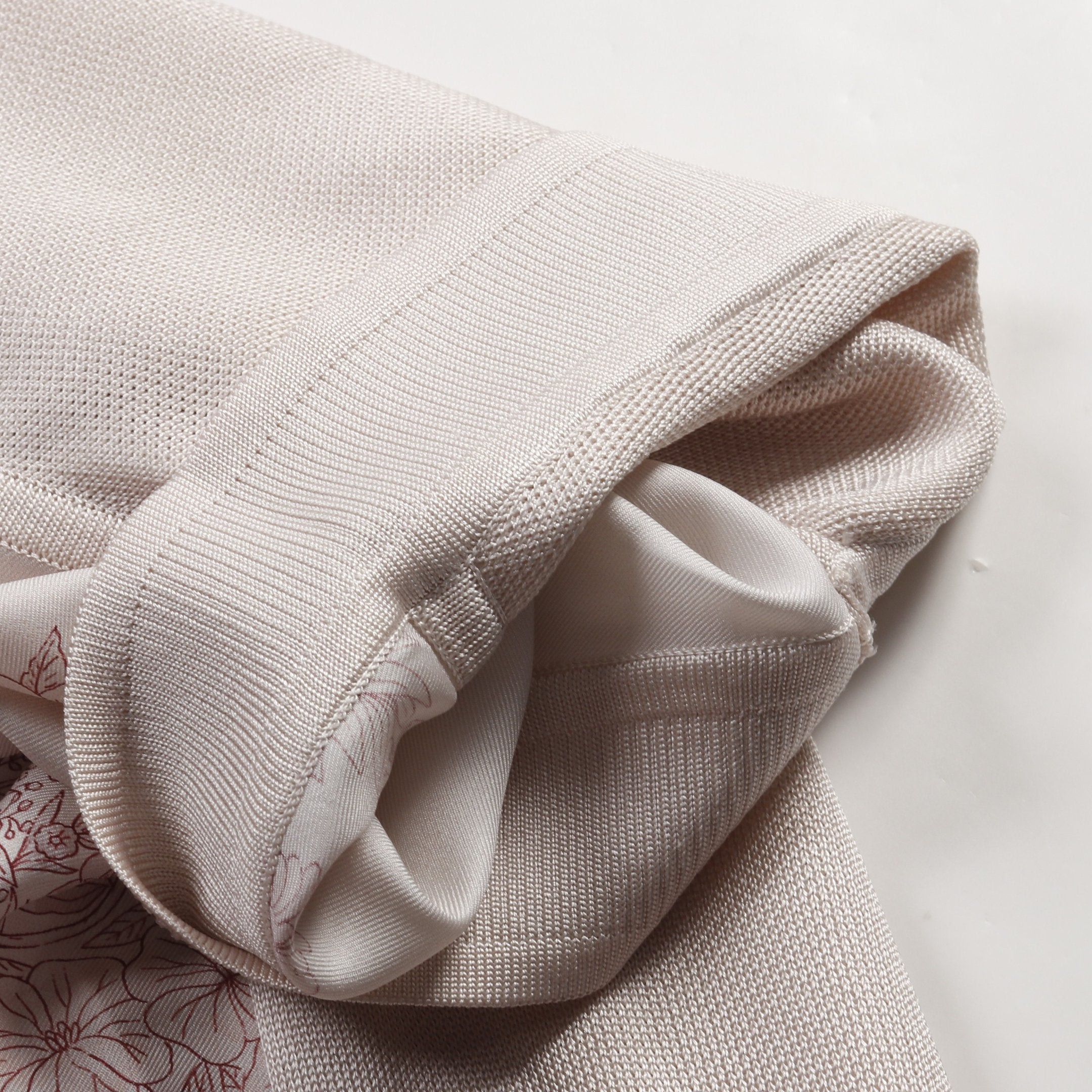Hermes Hermes Brides De Gala En Fleurs Twill Laine One Piece Silk Pink Beige 25Ss Size ONE SIZE - 5 Thumbnail