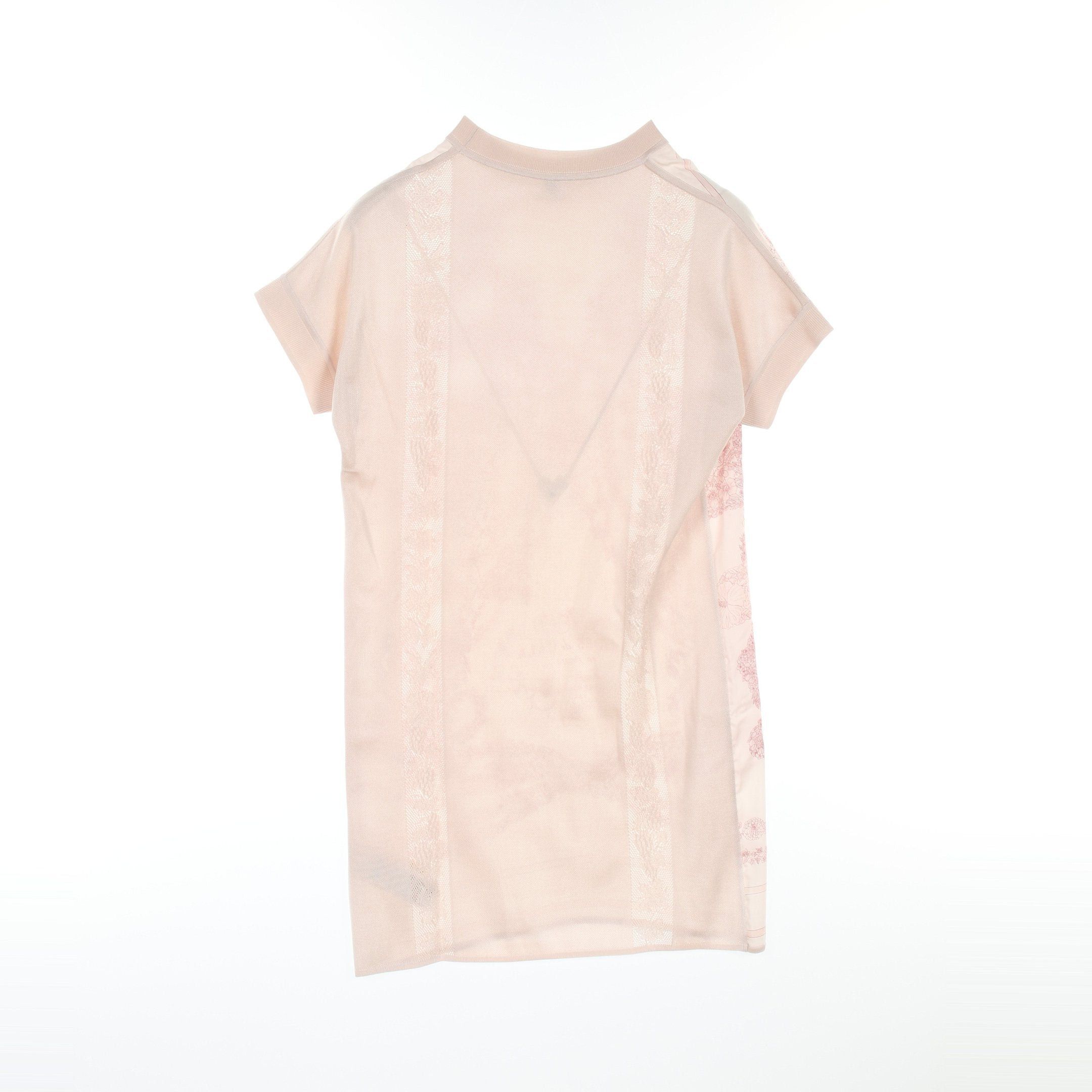 Hermes Hermes Brides De Gala En Fleurs Twill Laine One Piece Silk Pink Beige 25Ss Size ONE SIZE - 2 Thumbnail