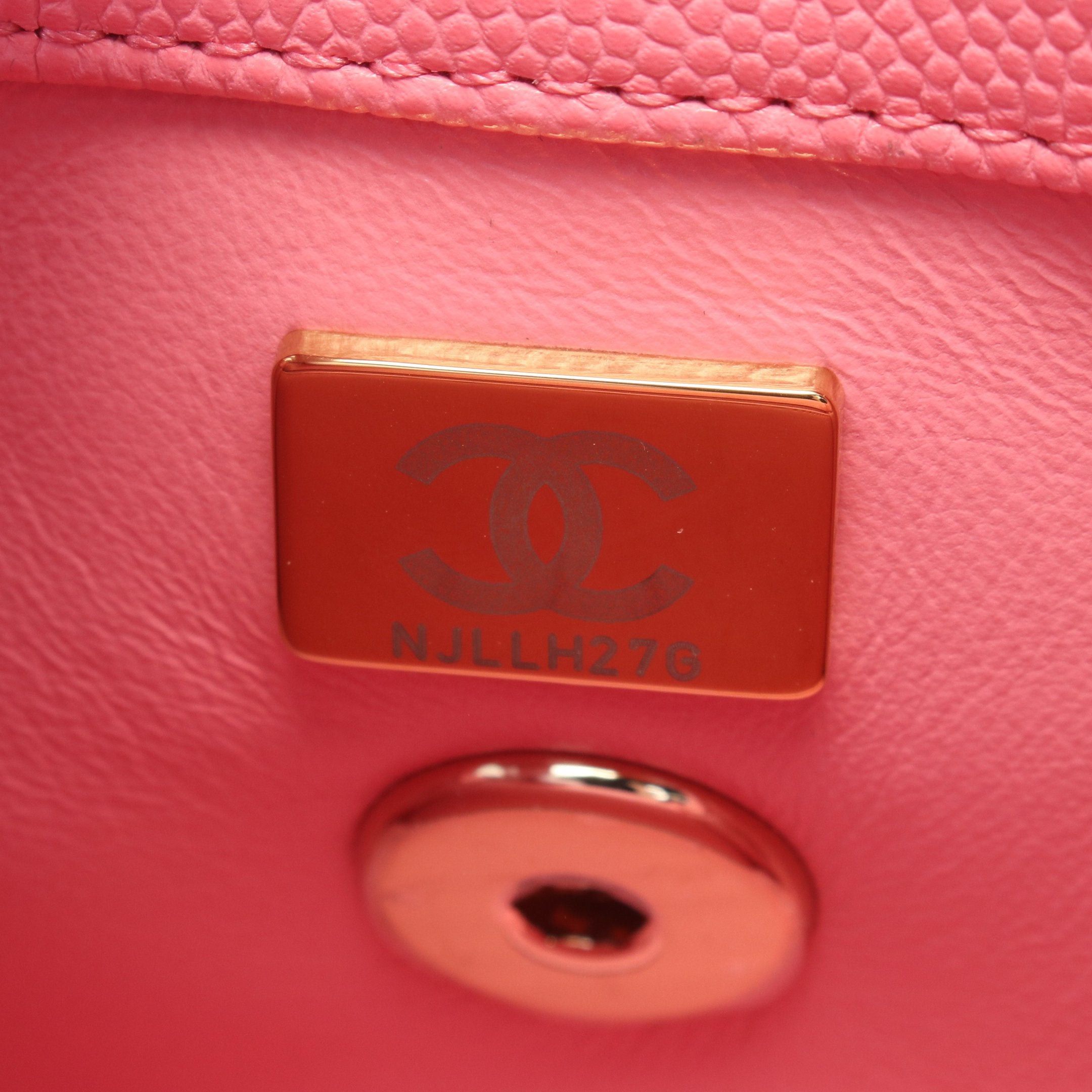 Chanel Chanel Coco Handle Xxs Top Handbag Caviar Skin Pink Gold Hardware Size ONE SIZE - 5 Thumbnail