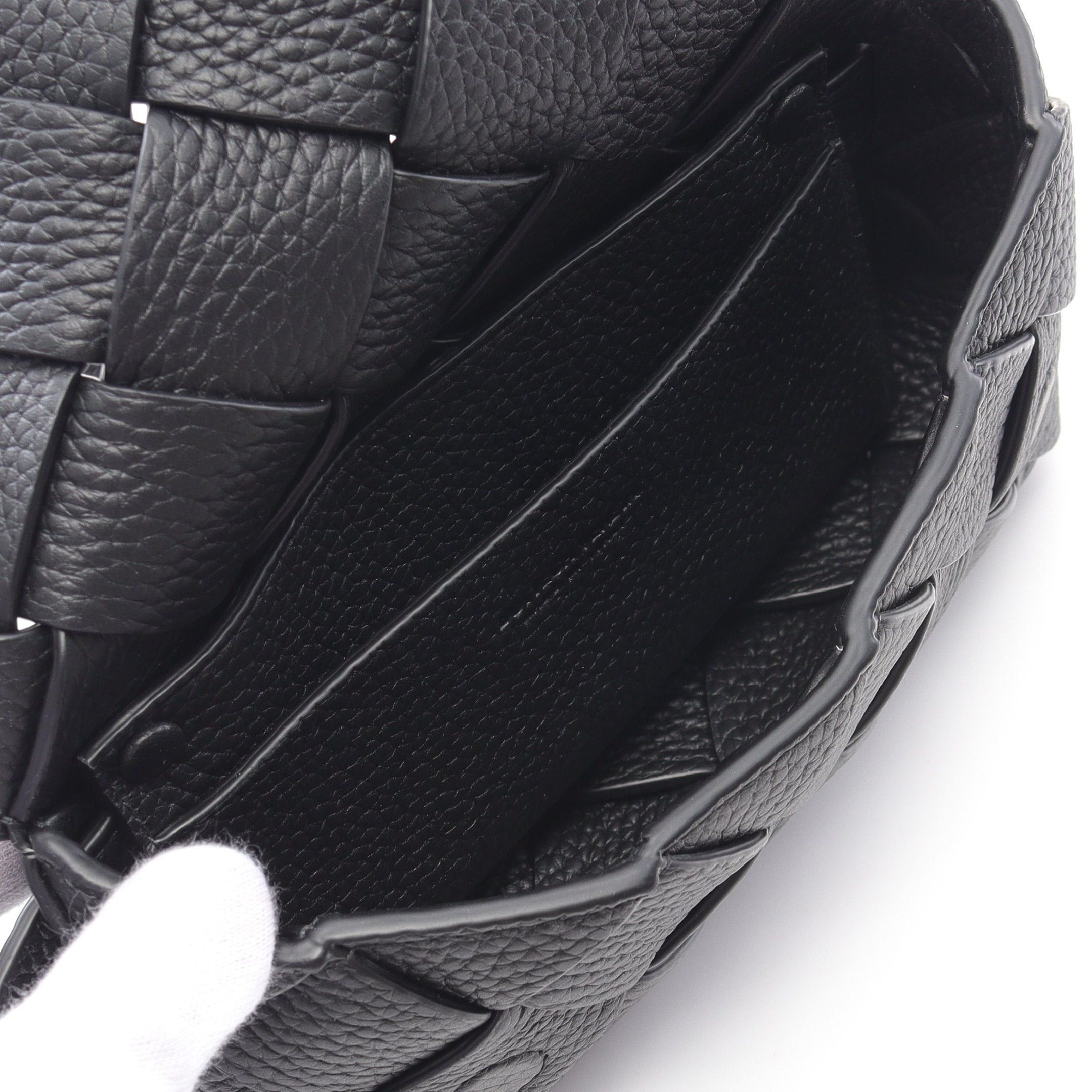 Bottega Veneta Bottega Veneta Diego Belt Bag Body Waist Leather Black Size ONE SIZE - 3 Thumbnail