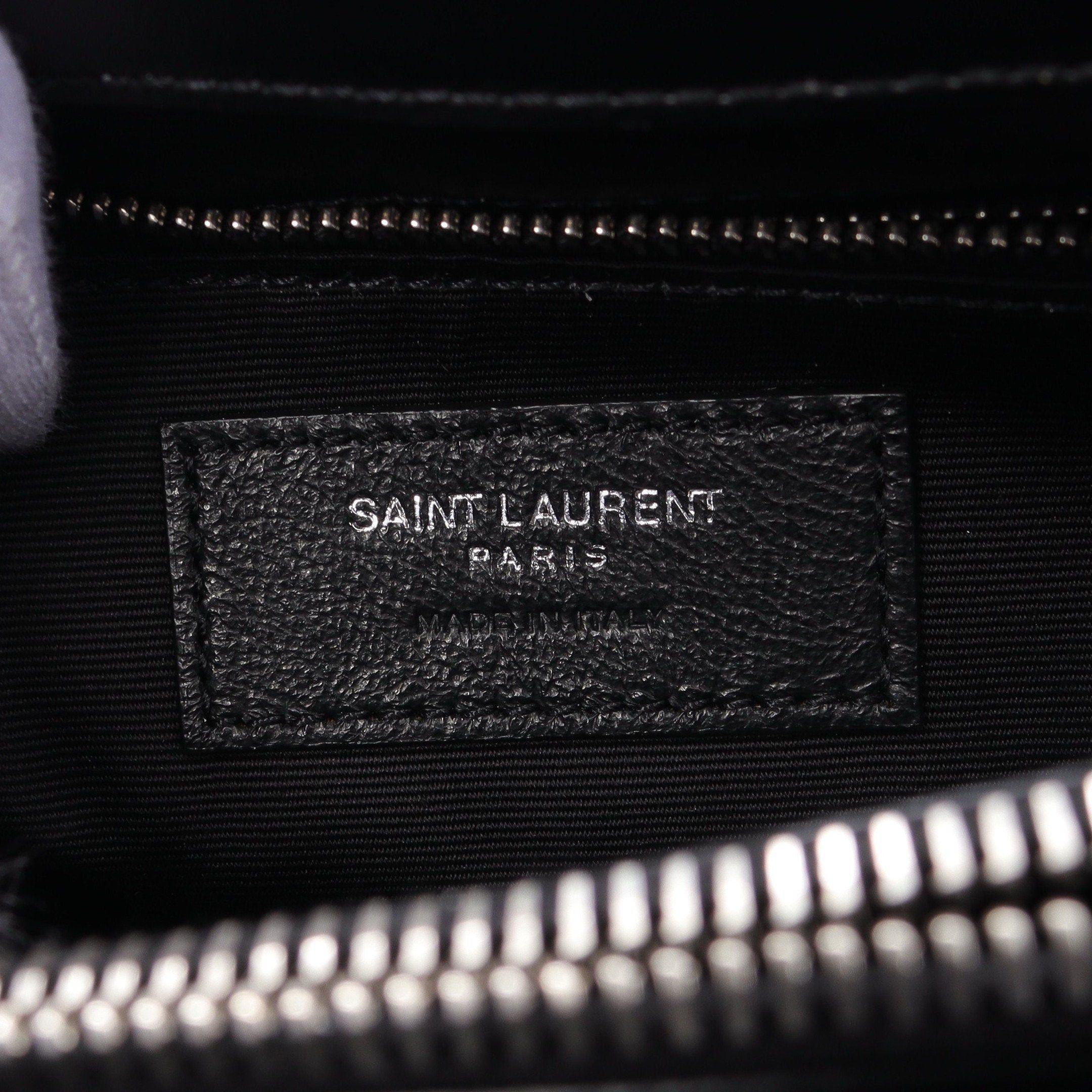 Yves Saint Laurent Yves Saint Laurent Chain Shoulder Bag Tote Leather Black Size ONE SIZE - 4 Thumbnail