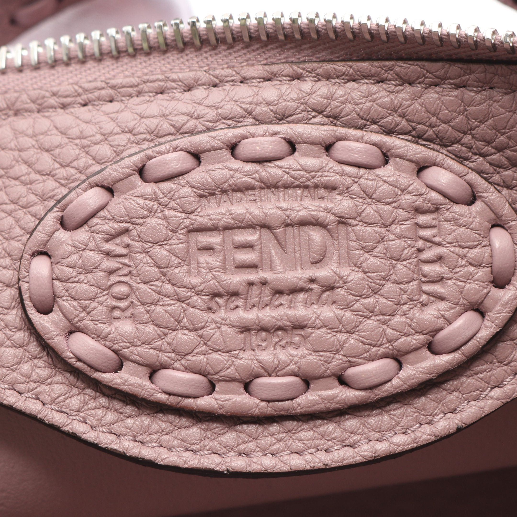 Fendi Fendi By The Way Soft Medium Selleria Handbag Leather Purple Gray Size ONE SIZE - 4 Thumbnail