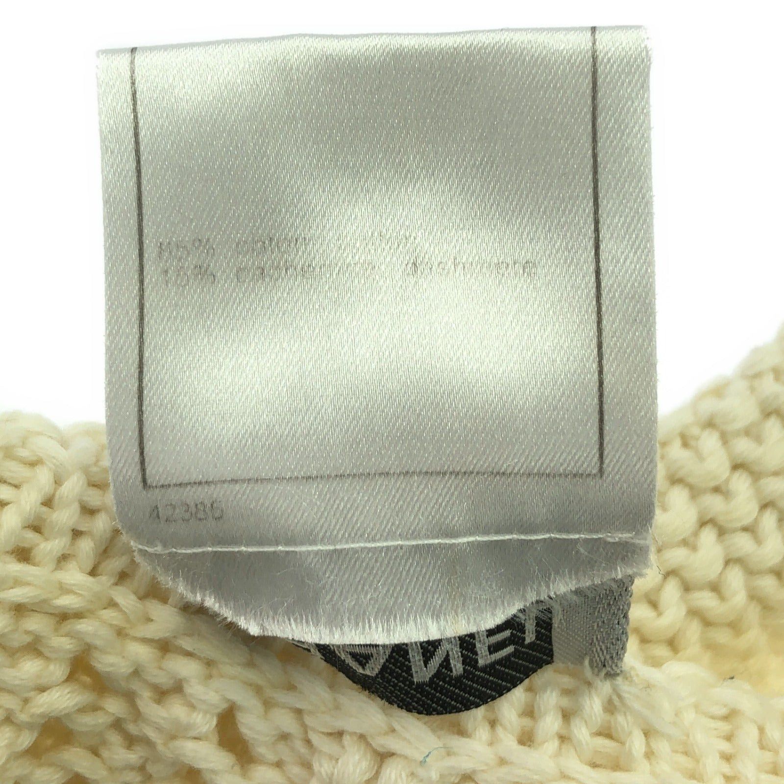 Chanel Chanel Knitted Jacket Knit Cotton Ivory Size ONE SIZE - 6 Thumbnail
