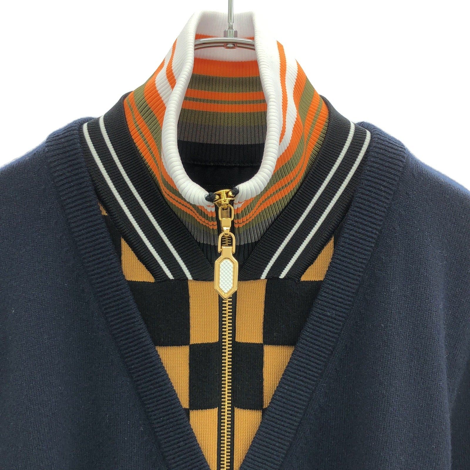 Louis Vuitton Louis Vuitton Knit Dress One Piece Wool Navy Size ONE SIZE - 3 Thumbnail