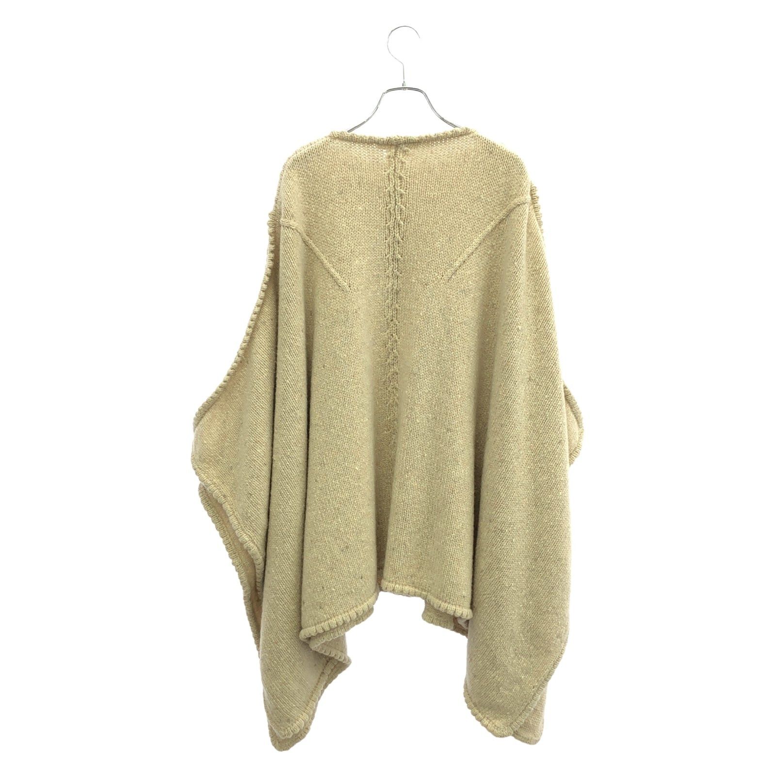Valentino Valentino Poncho Wool Beige Size ONE SIZE - 2 Thumbnail