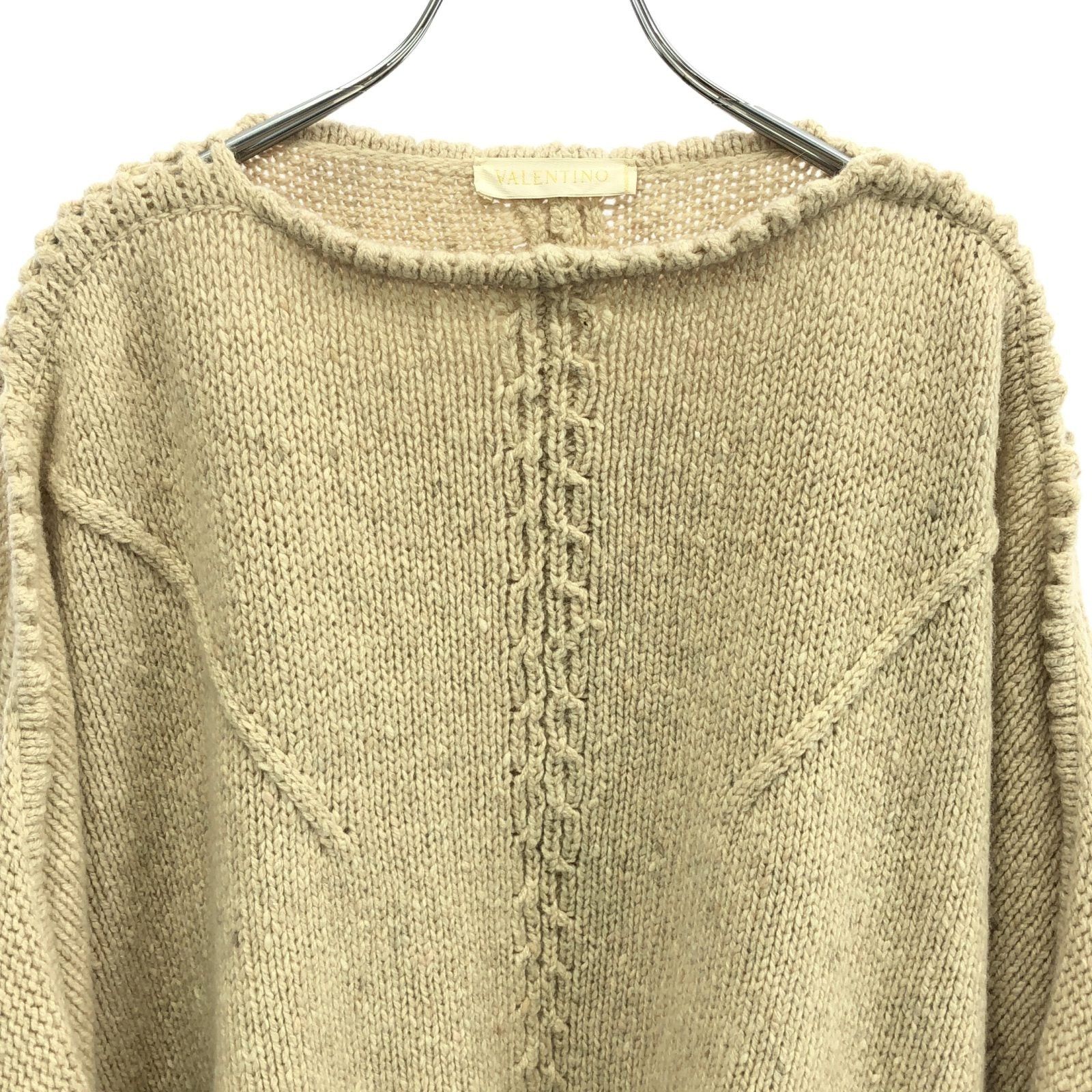 Valentino Valentino Poncho Wool Beige Size ONE SIZE - 3 Thumbnail