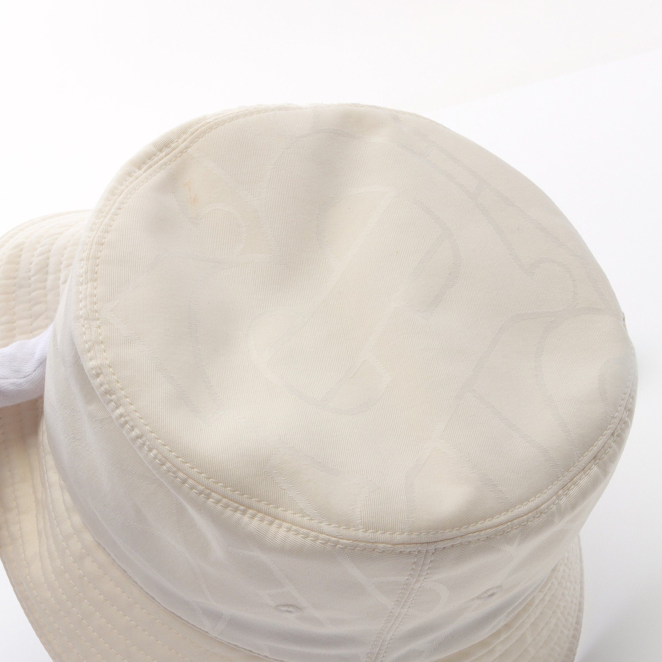Burberry Burberry Bucket Hat Off White Size ONE SIZE - 9 Thumbnail