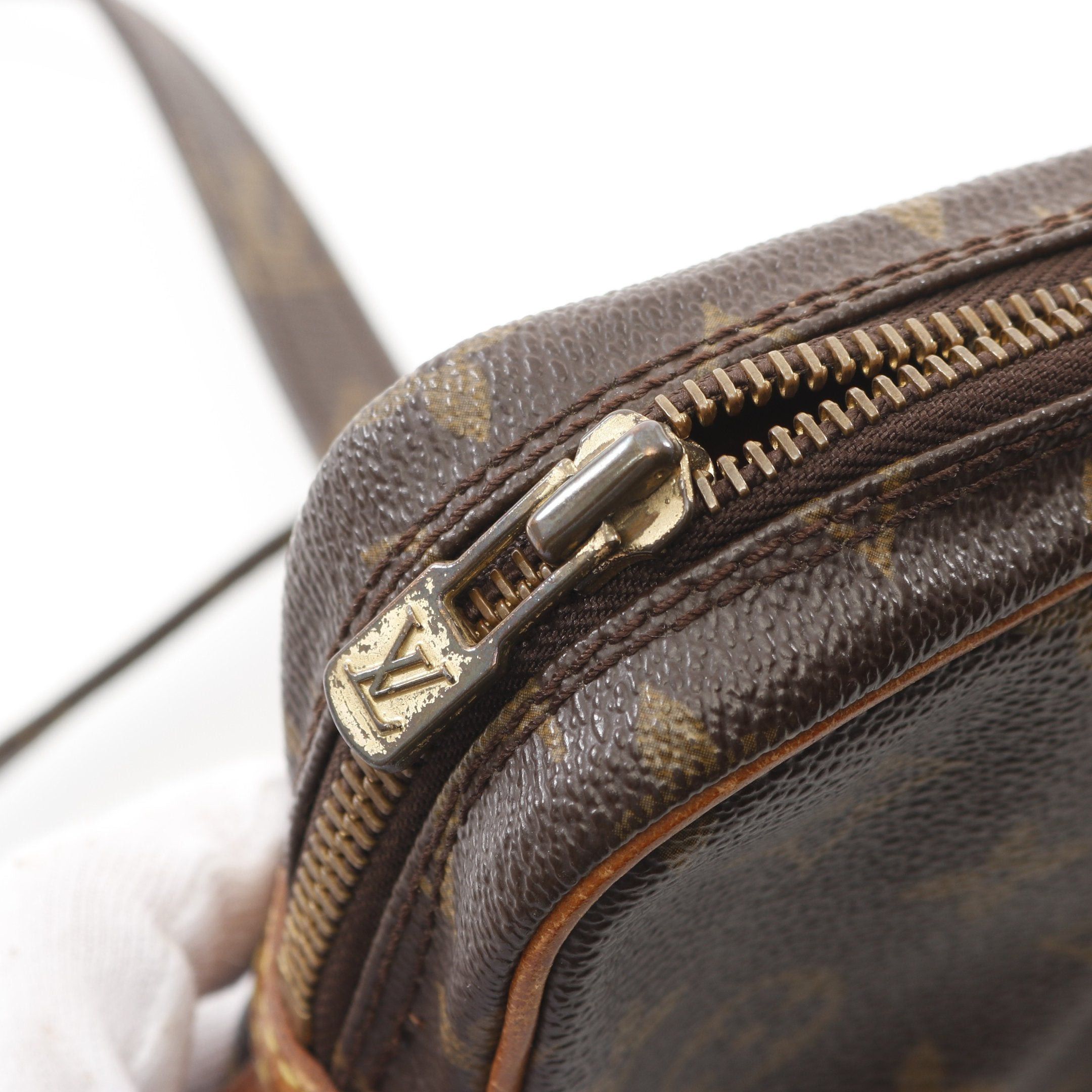 Louis Vuitton Louis Vuitton Marly Monogram Shoulder Bag Leather Brown Size ONE SIZE - 9 Thumbnail