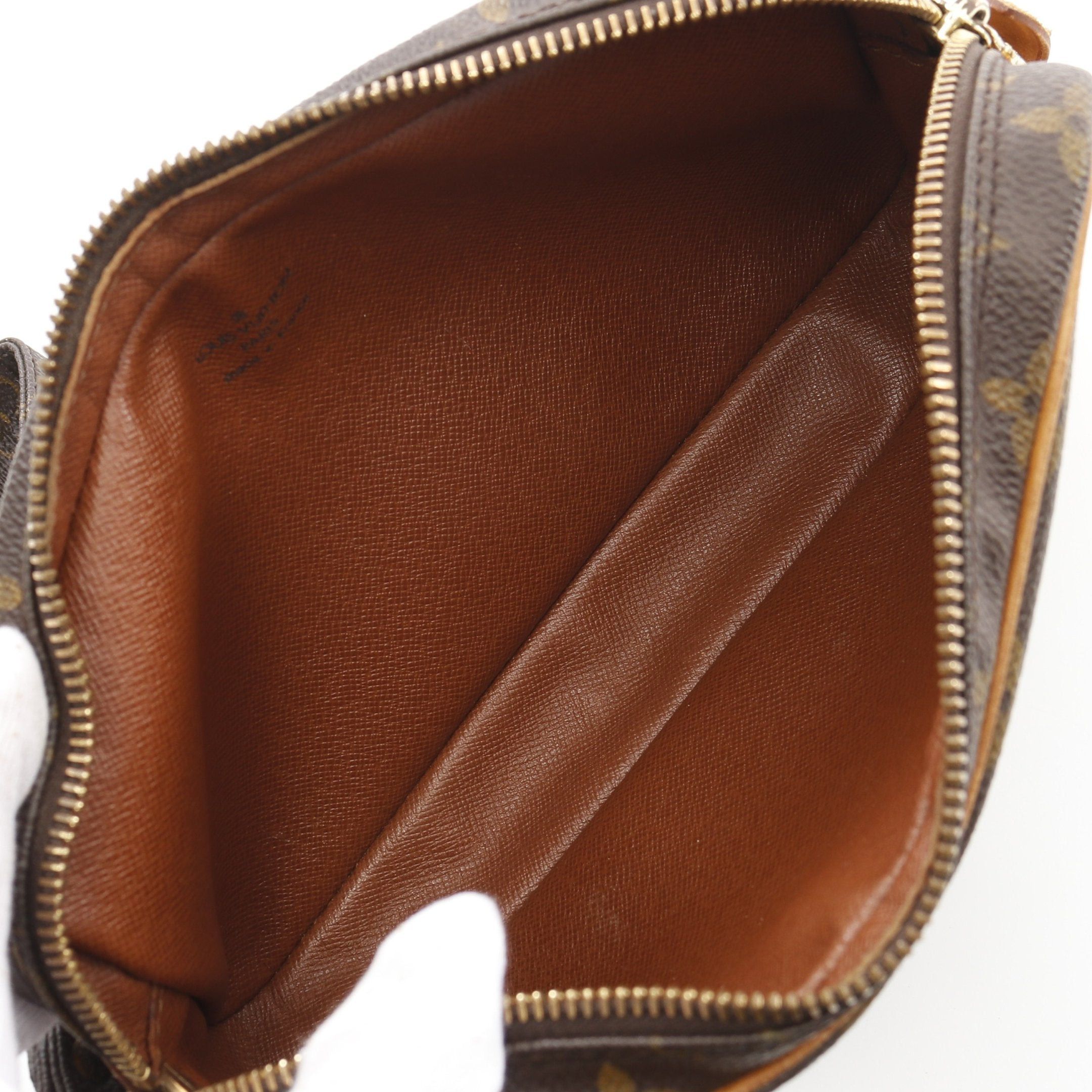 Louis Vuitton Louis Vuitton Marly Dragonne Pm Monogram Clutch Bag Second Leather Brown Size ONE SIZE - 3 Thumbnail