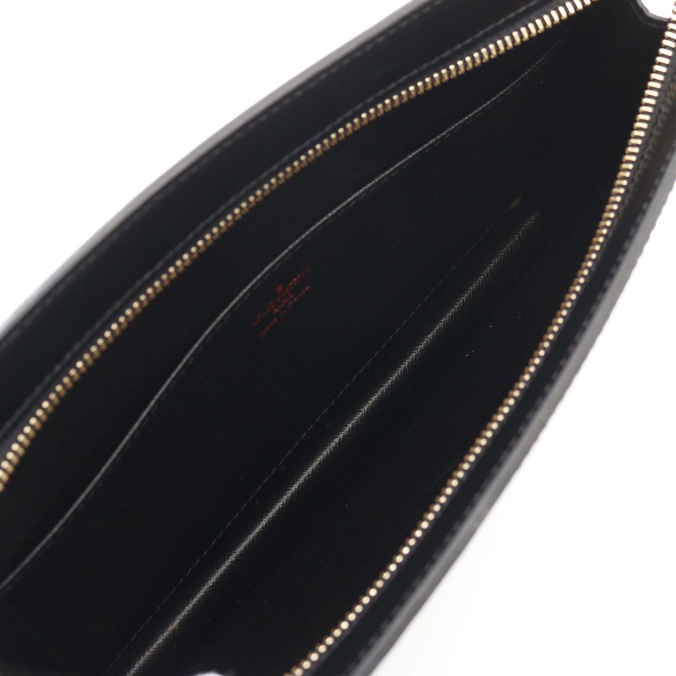 Louis Vuitton Louis Vuitton Pochette Om Epi Noir Clutch Bag Leather Black Size ONE SIZE - 3 Thumbnail