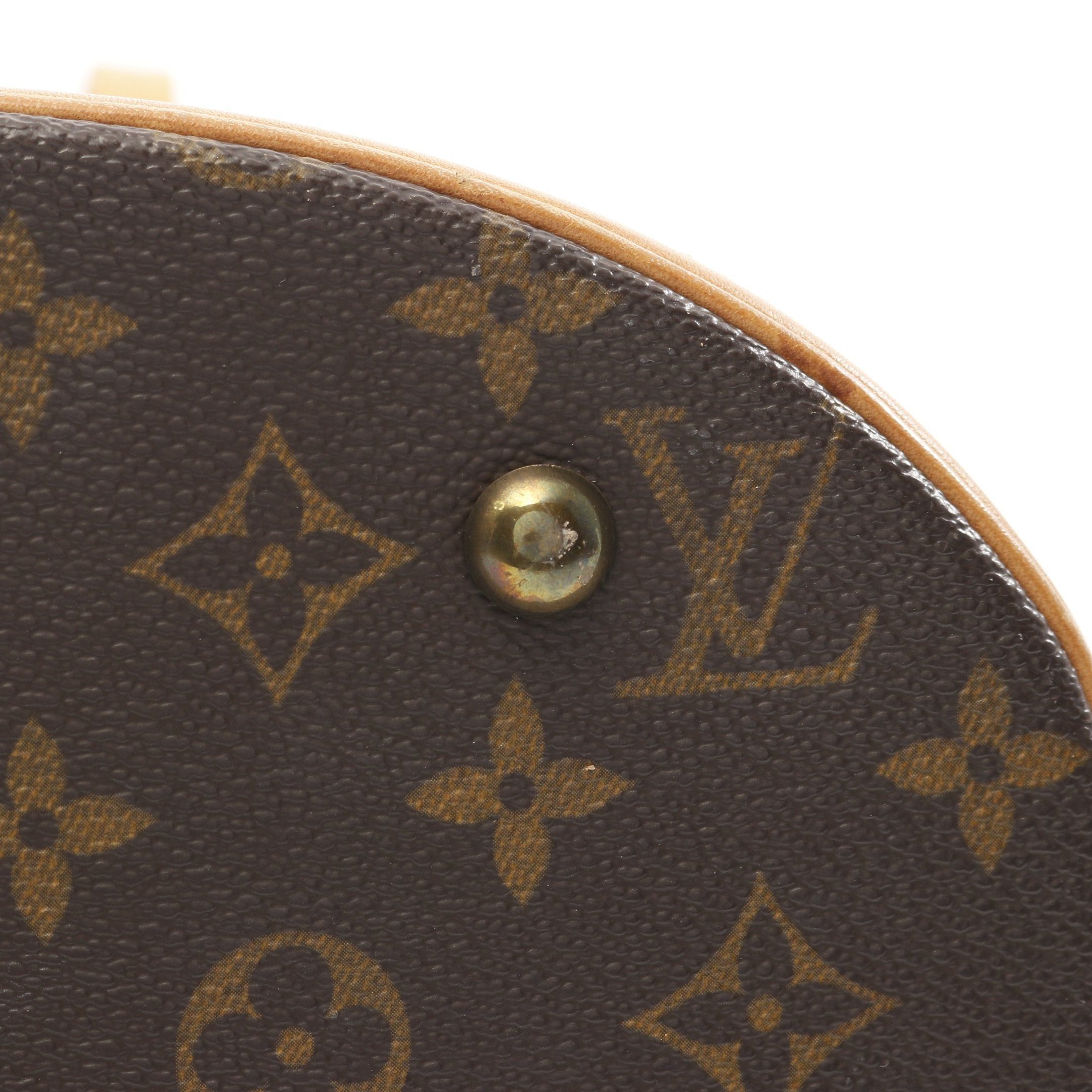 Louis Vuitton Louis Vuitton Bucket Pm Monogram Handbag Leather Brown Size ONE SIZE - 11 Thumbnail