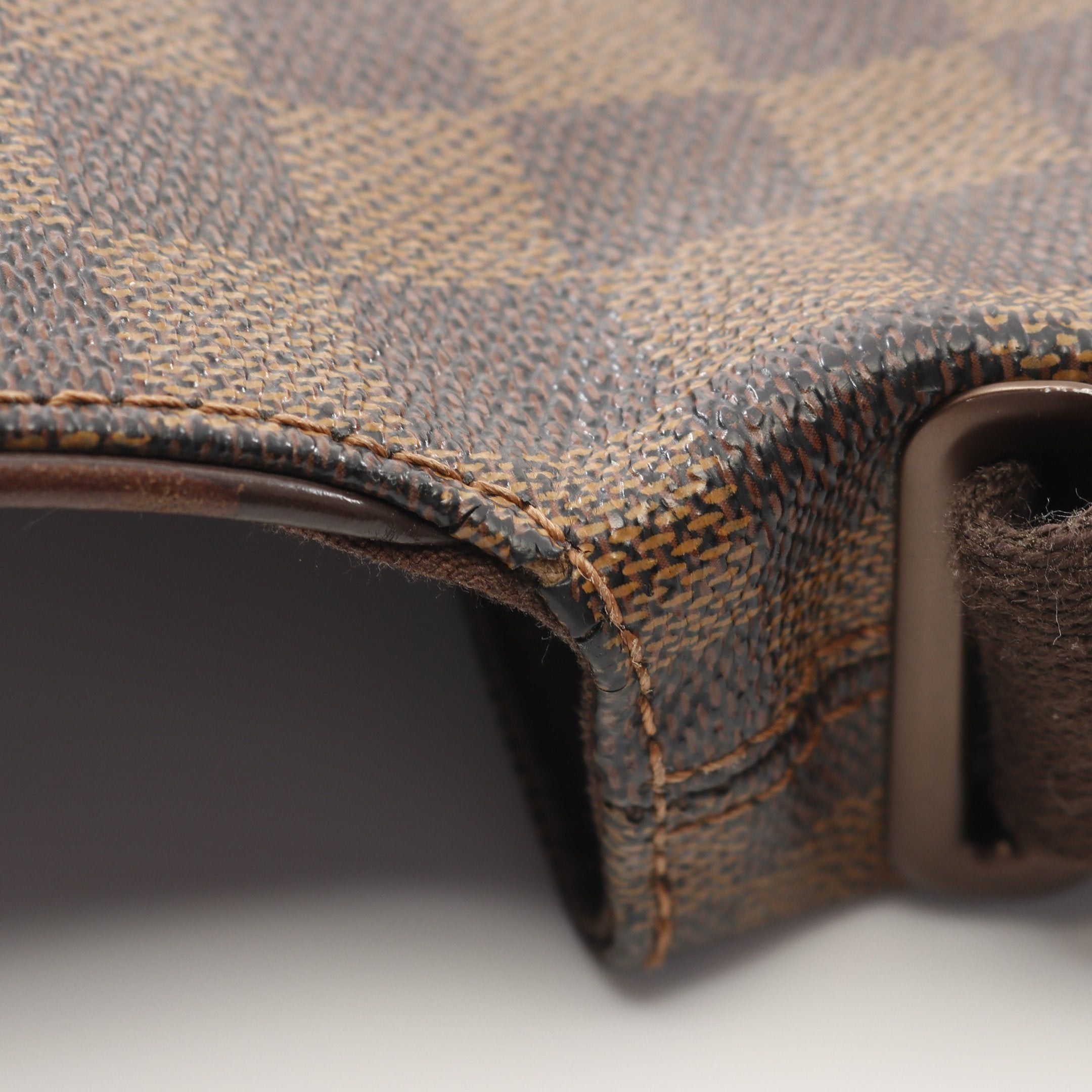 Louis Vuitton Louis Vuitton Brooklyn Pm Damier Ebene Shoulder Bag Leather Brown Size ONE SIZE - 10 Thumbnail