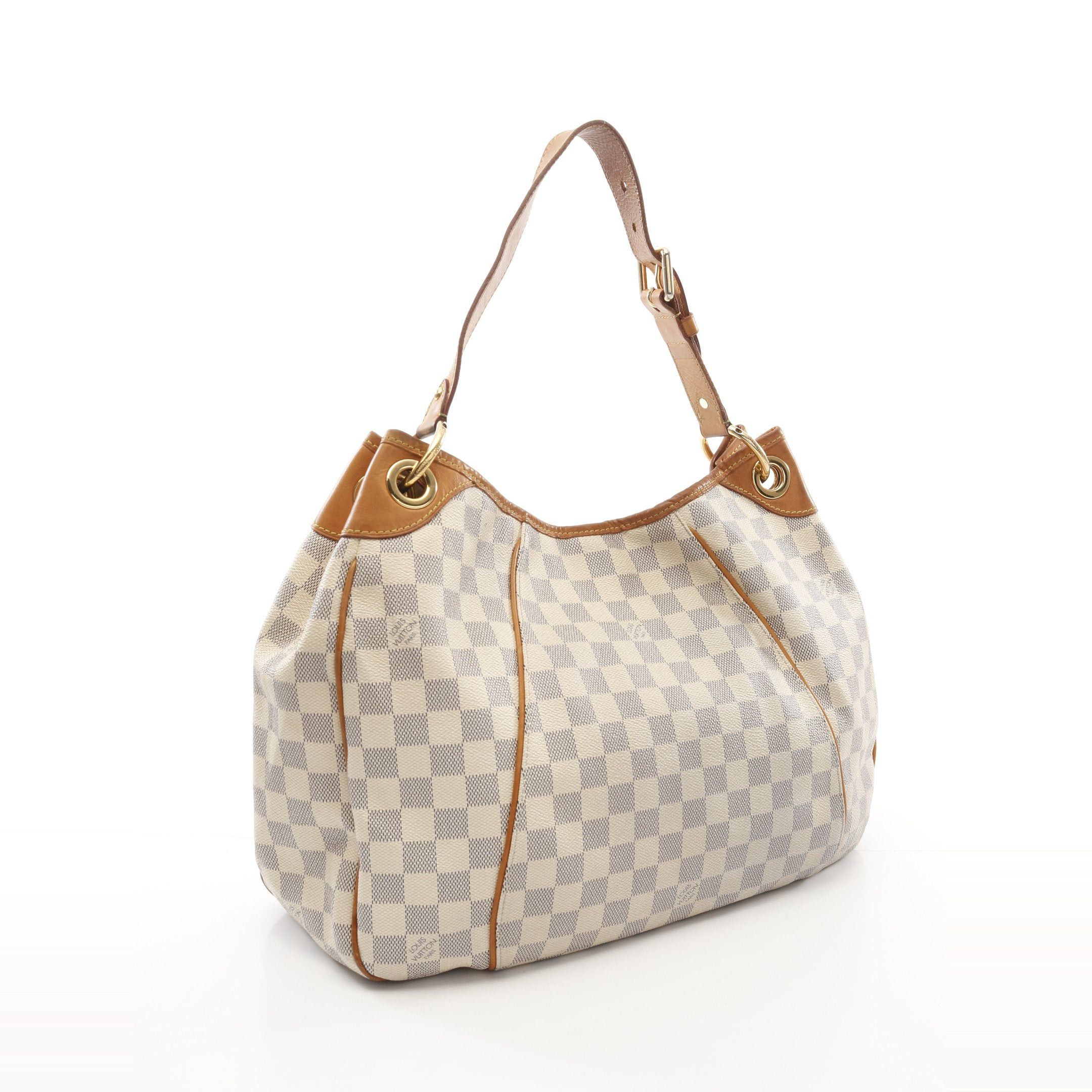 Louis Vuitton Louis Vuitton Galliera Pm Damier Azur One Shoulder Bag Leather White Size ONE SIZE - 2 Thumbnail