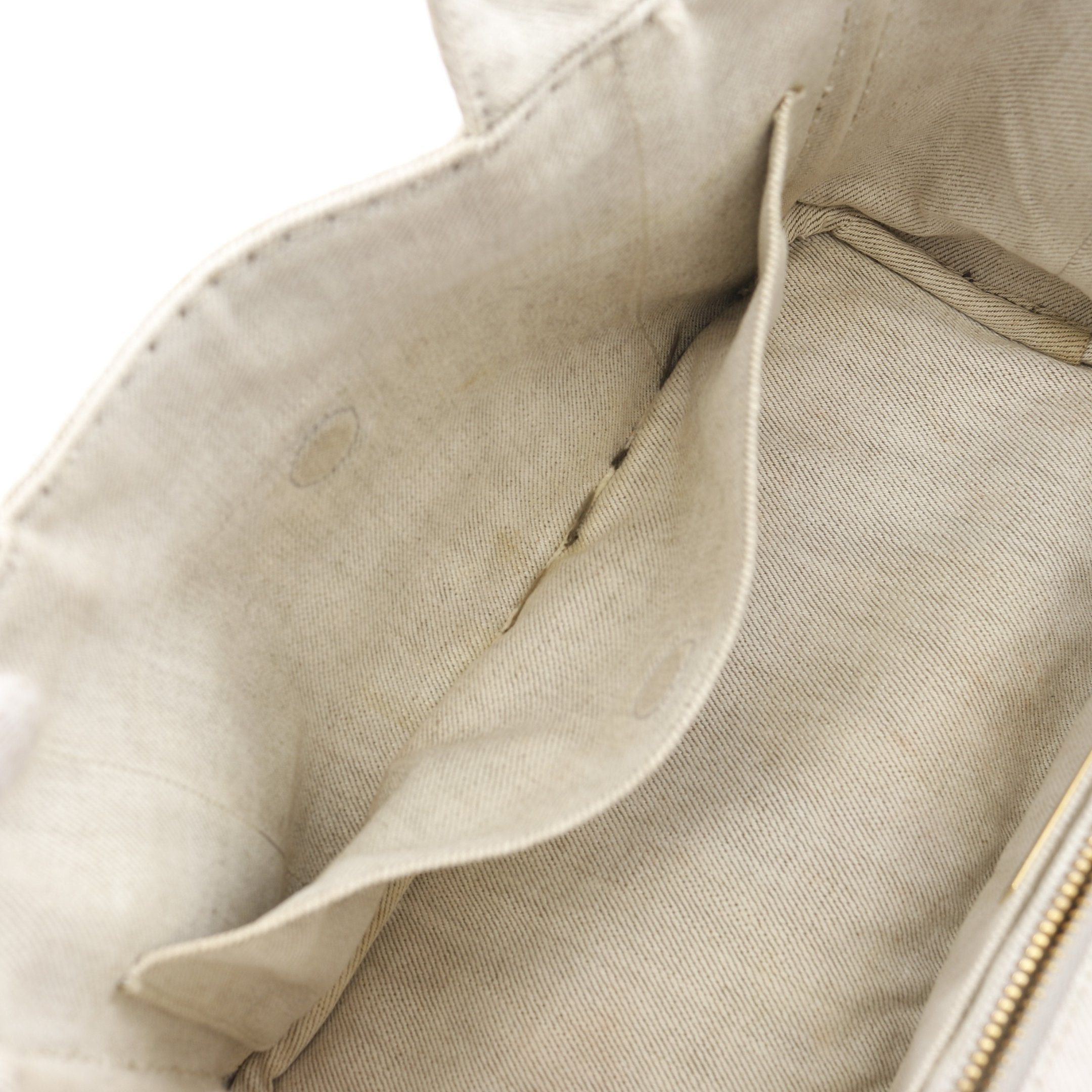 Prada Prada Canapa Kanapa Handbag Tote Bag Canvas Light Gray Size ONE SIZE - 9 Thumbnail