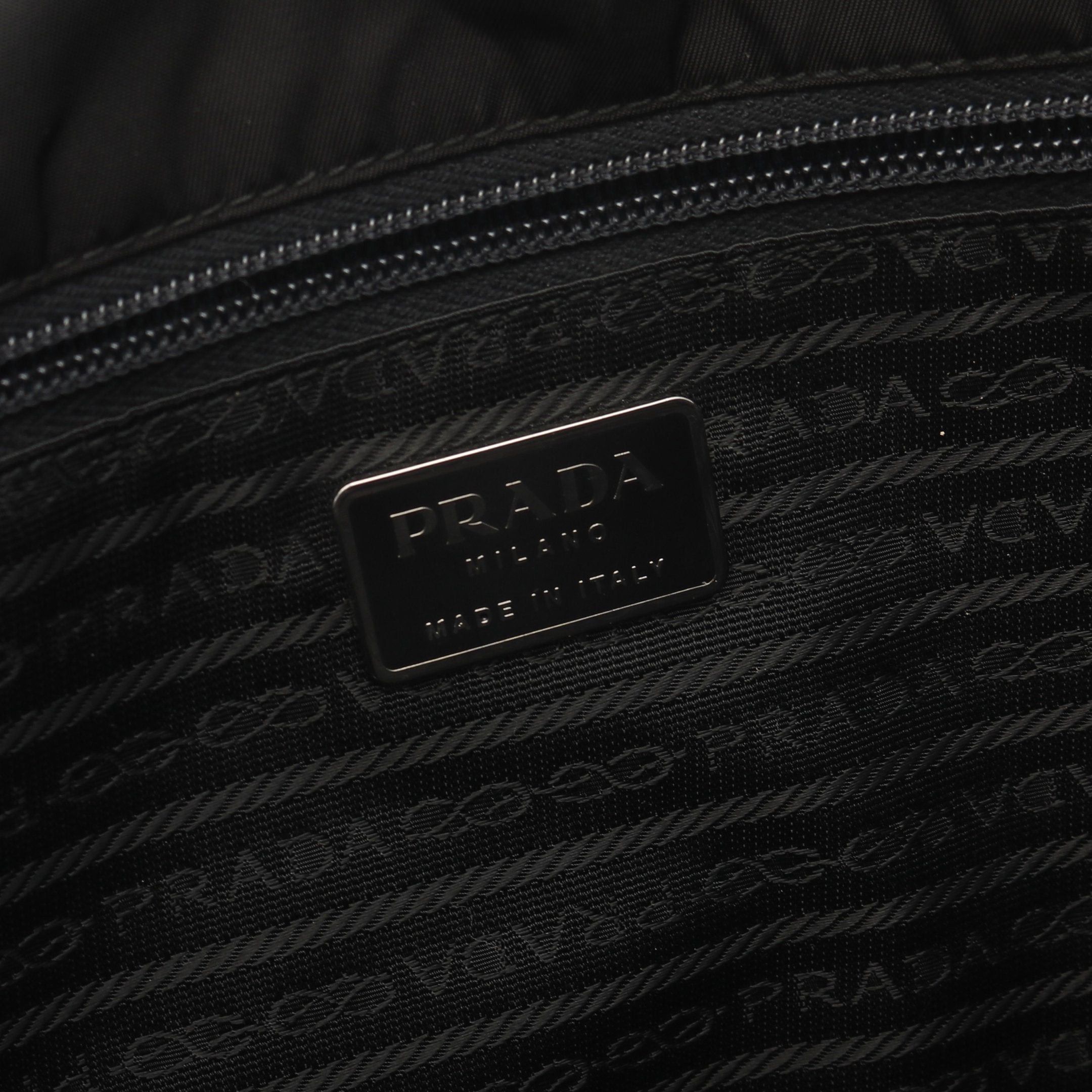 Prada Prada Viaggio Shoulder Bag Nylon Saffiano Leather Black Size ONE SIZE - 4 Thumbnail