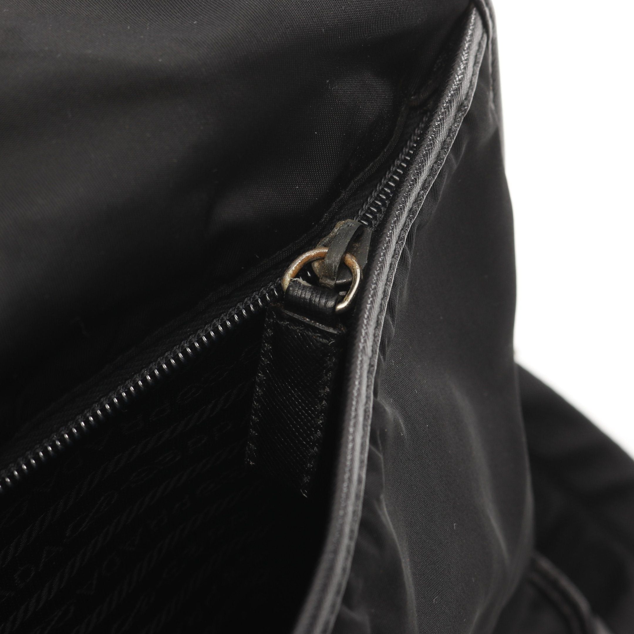 Prada Prada Viaggio Shoulder Bag Nylon Saffiano Leather Black Size ONE SIZE - 10 Thumbnail