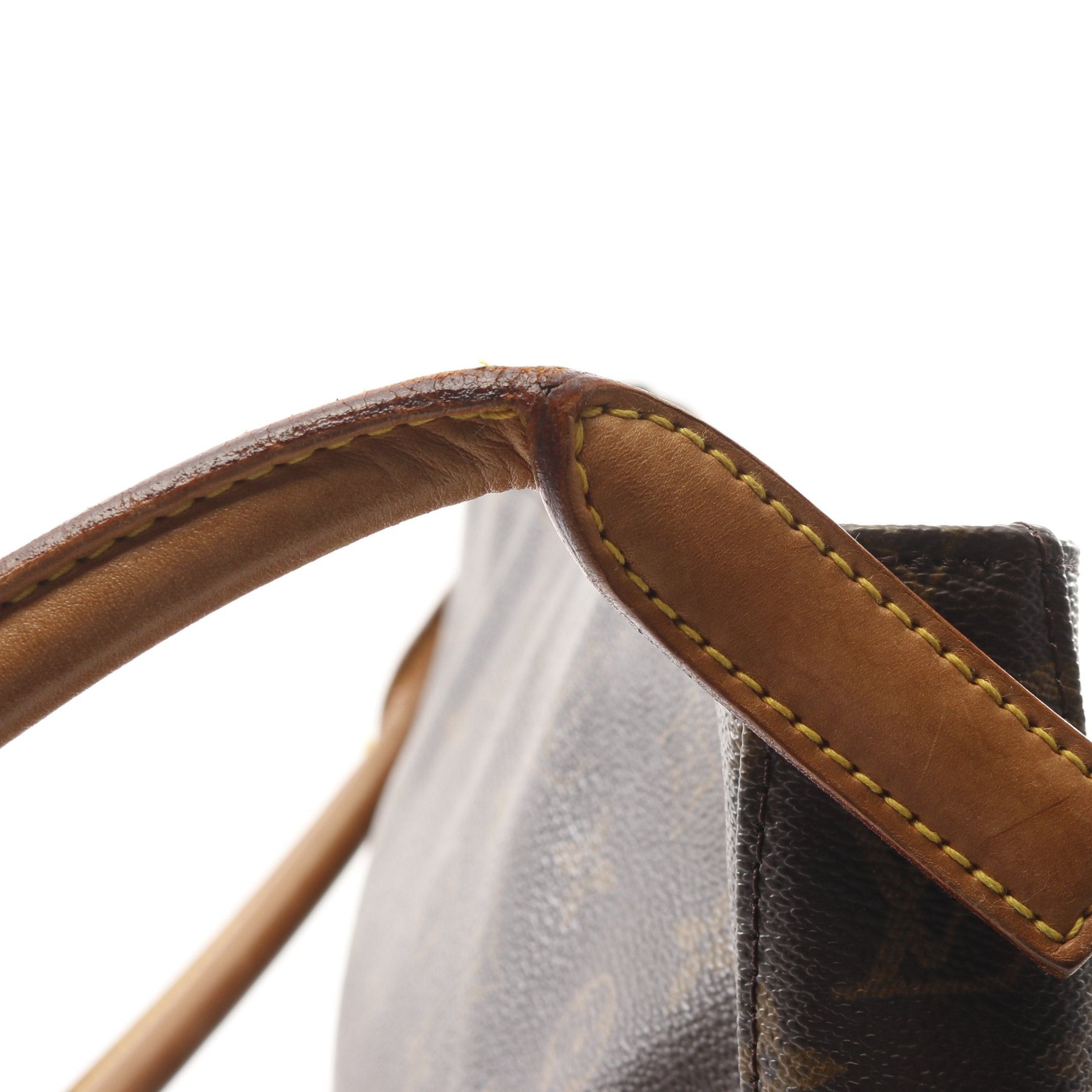 Louis Vuitton Louis Vuitton Looping Gm Monogram Shoulder Bag Leather Brown Size ONE SIZE - 6 Thumbnail