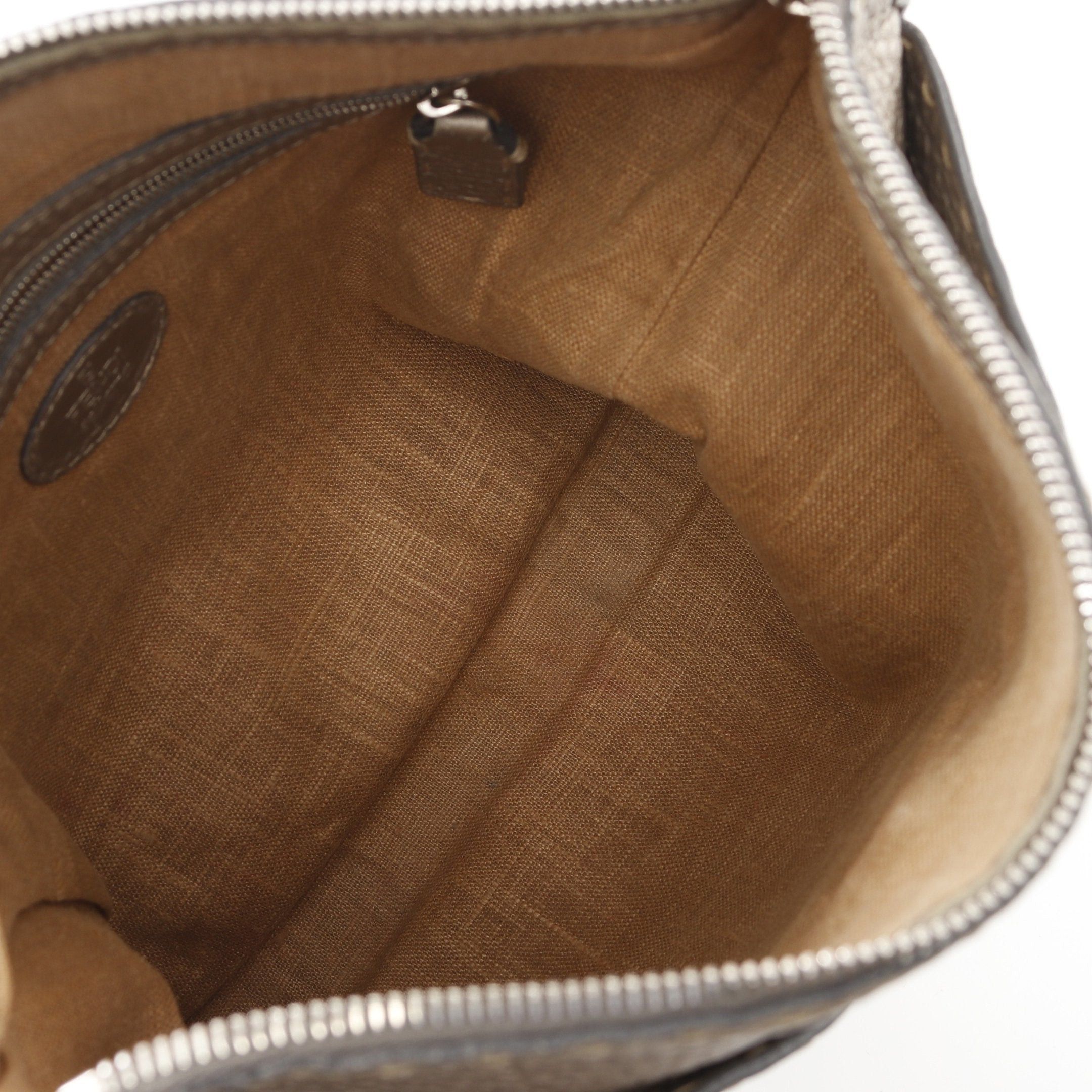 Fendi Fendi Selleria Shoulder Bag Leather Gray Beige Metallic Size ONE SIZE - 3 Thumbnail