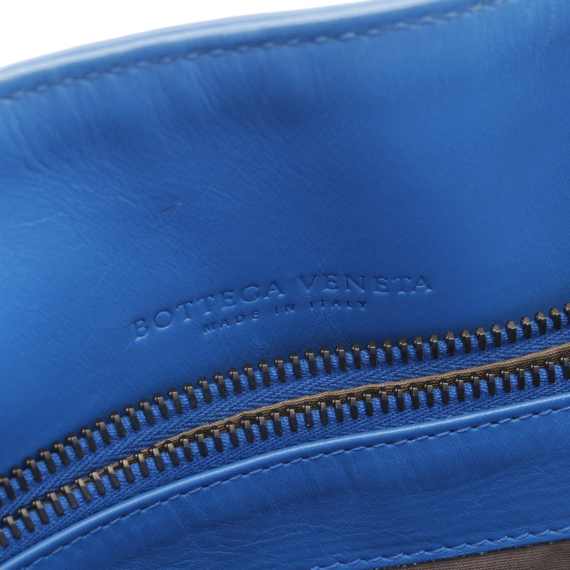 Bottega Veneta Bottega Veneta Intrecciato Business Bag Briefcase Leather Blue Size ONE SIZE - 4 Thumbnail