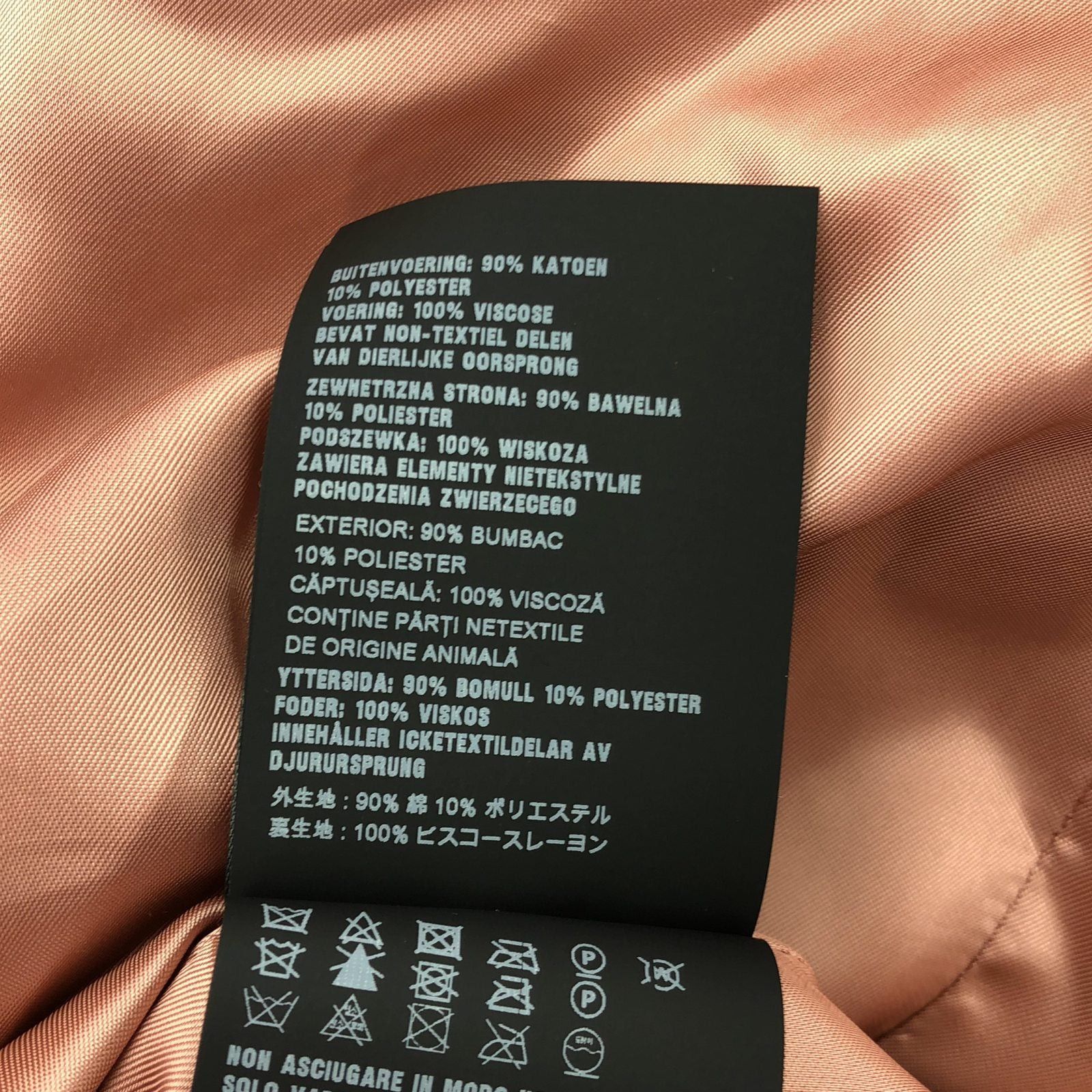 Prada Prada Coat Cotton Pink Size ONE SIZE - 7 Thumbnail