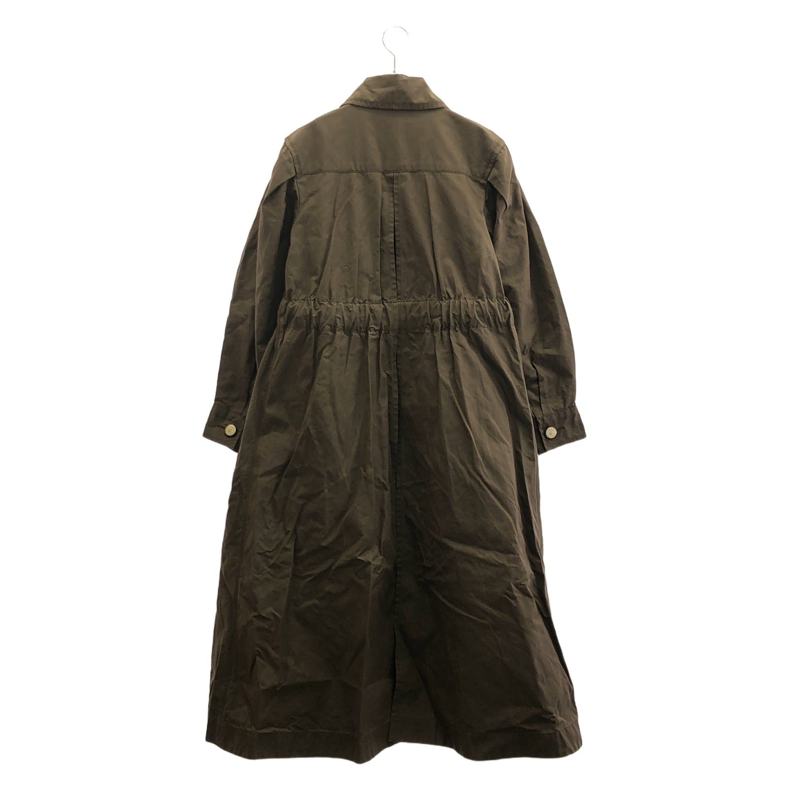 Chanel Chanel Long Coat Cotton Brown Size ONE SIZE - 2 Thumbnail