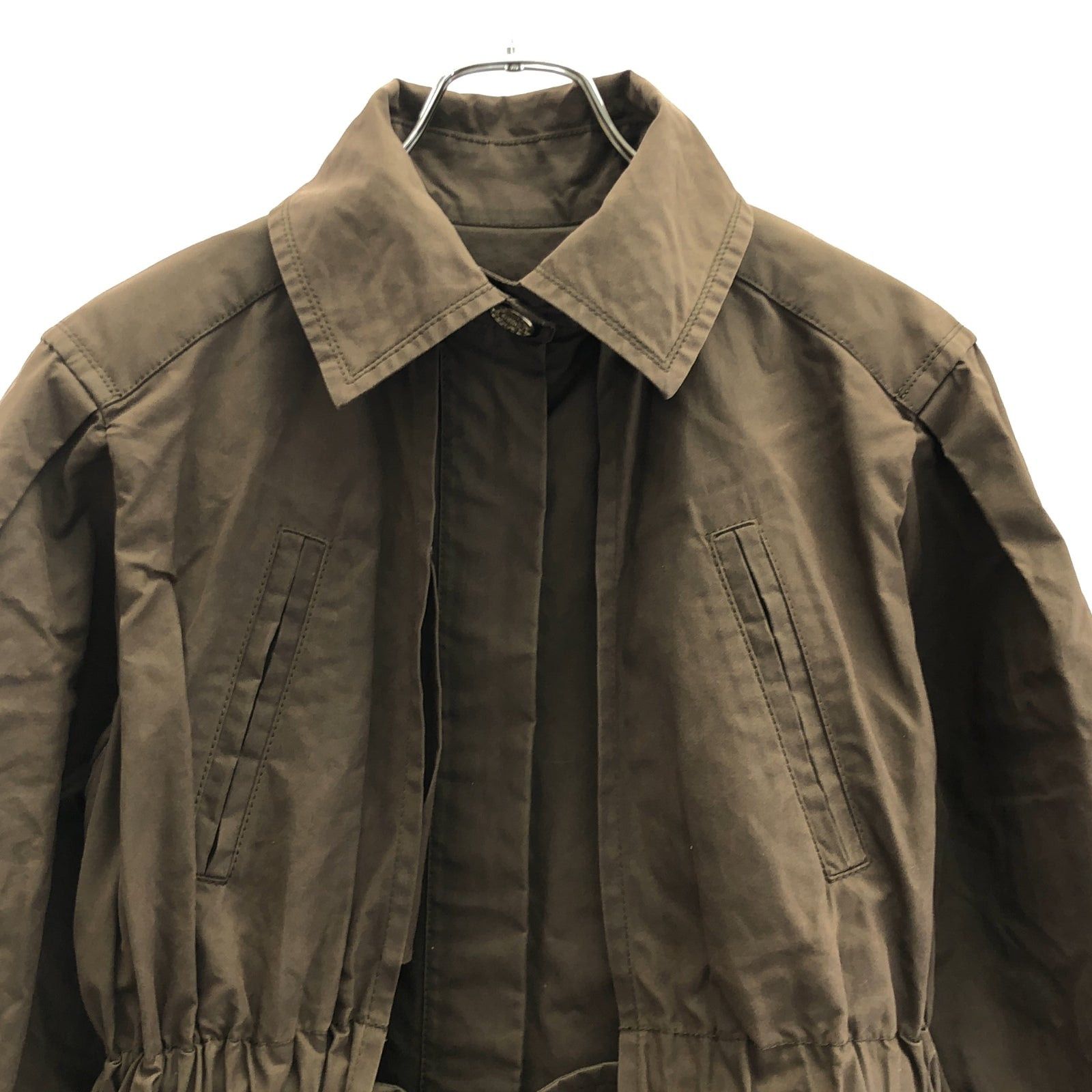 Chanel Chanel Long Coat Cotton Brown Size ONE SIZE - 3 Thumbnail