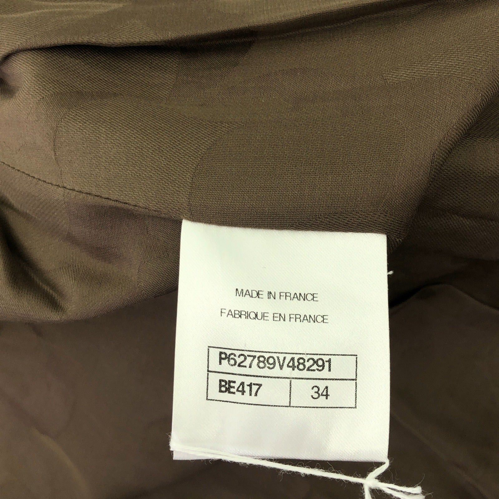 Chanel Chanel Long Coat Cotton Brown Size ONE SIZE - 6 Thumbnail