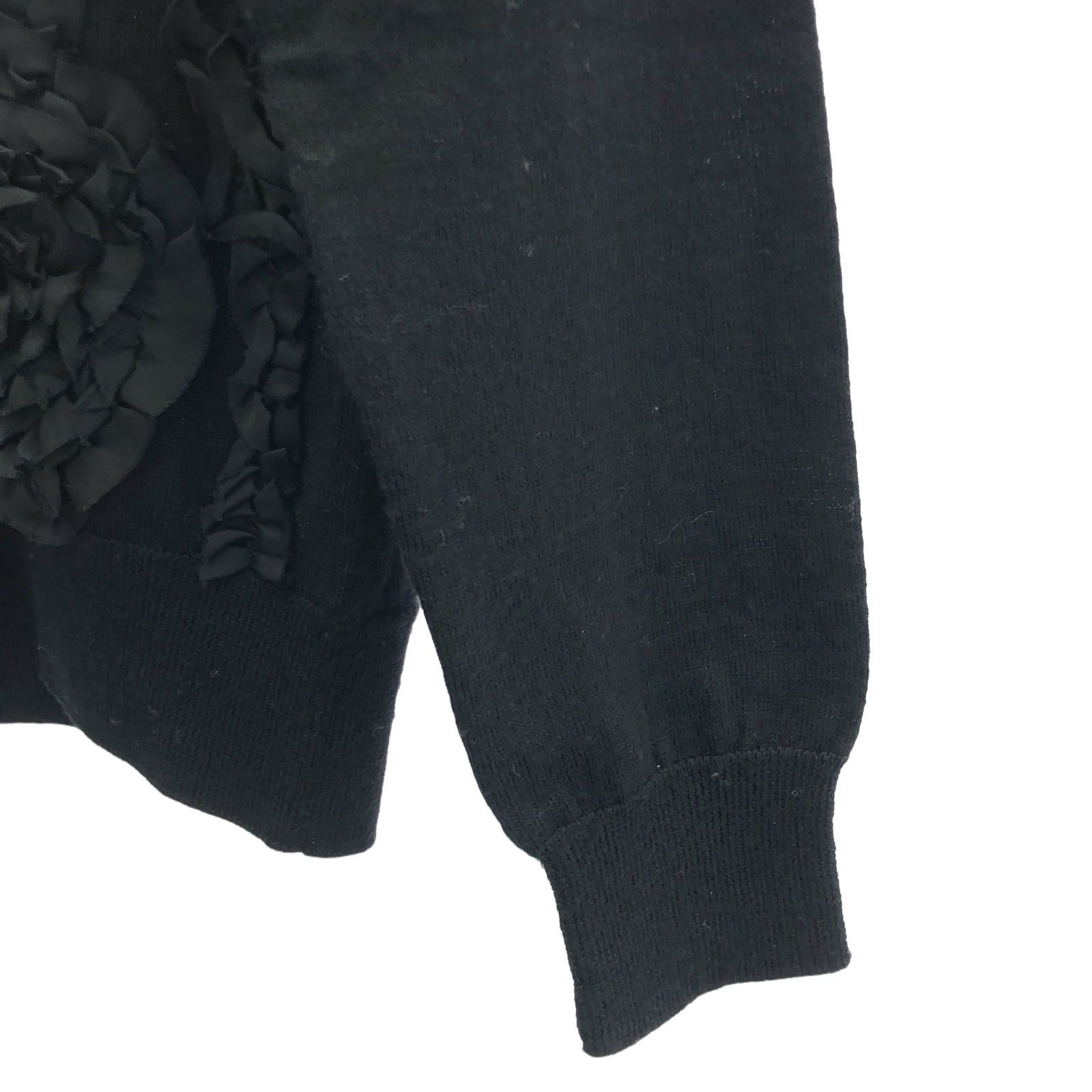 Comme Des Garcons Cardigan Wool Black