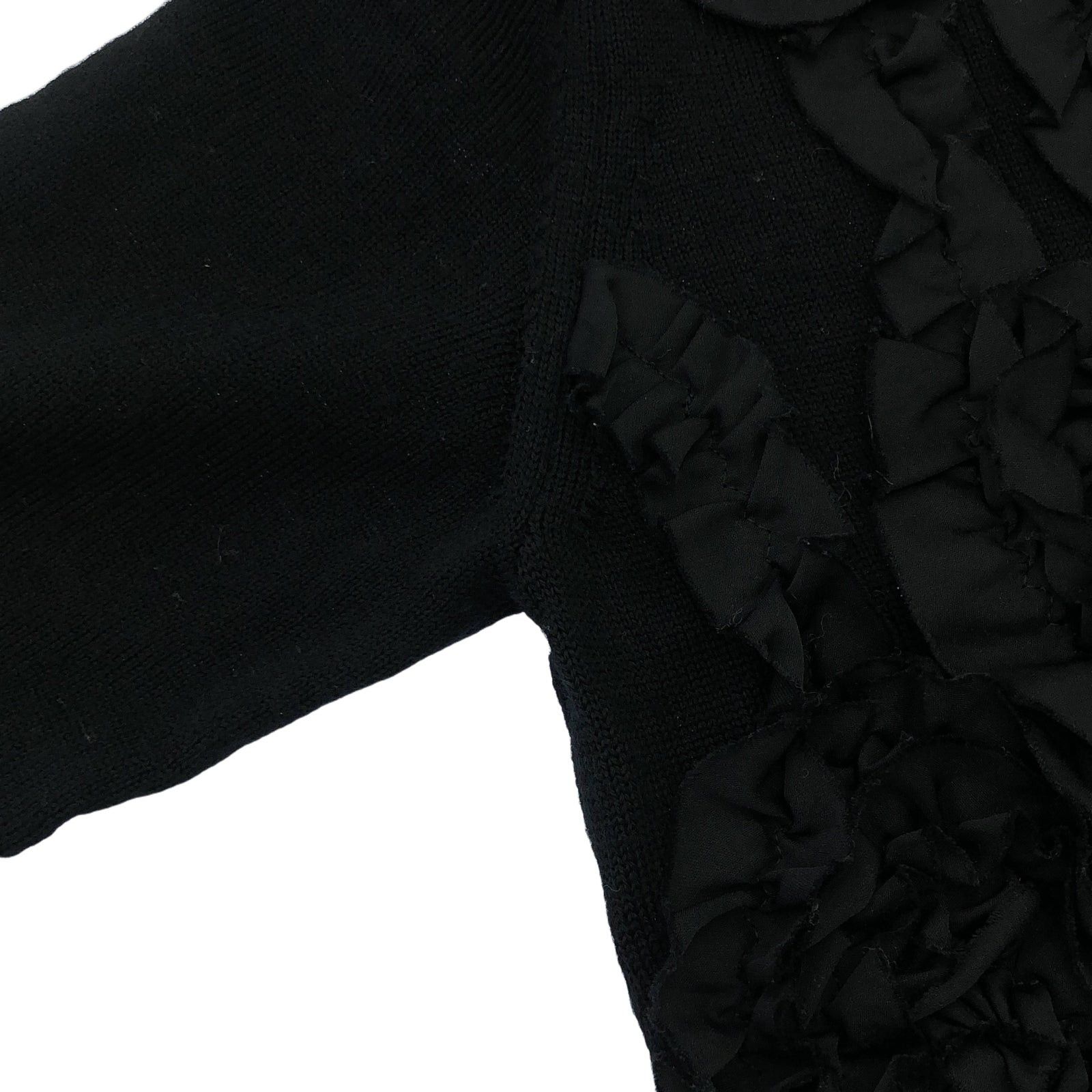 Comme Des Garcons Cardigan Wool Black