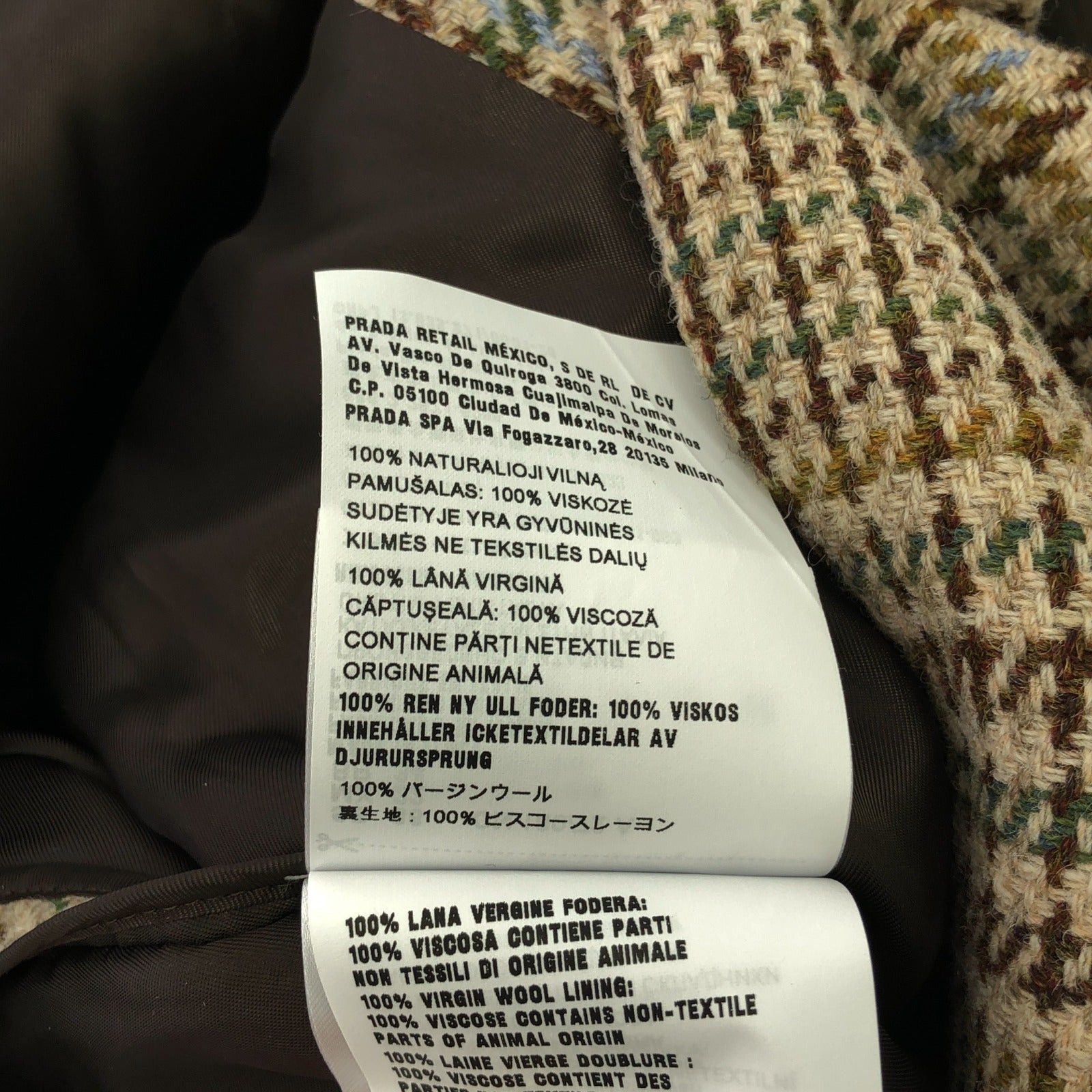 Miu Miu Miu Miu Coat Wool Brown Size ONE SIZE - 7 Thumbnail