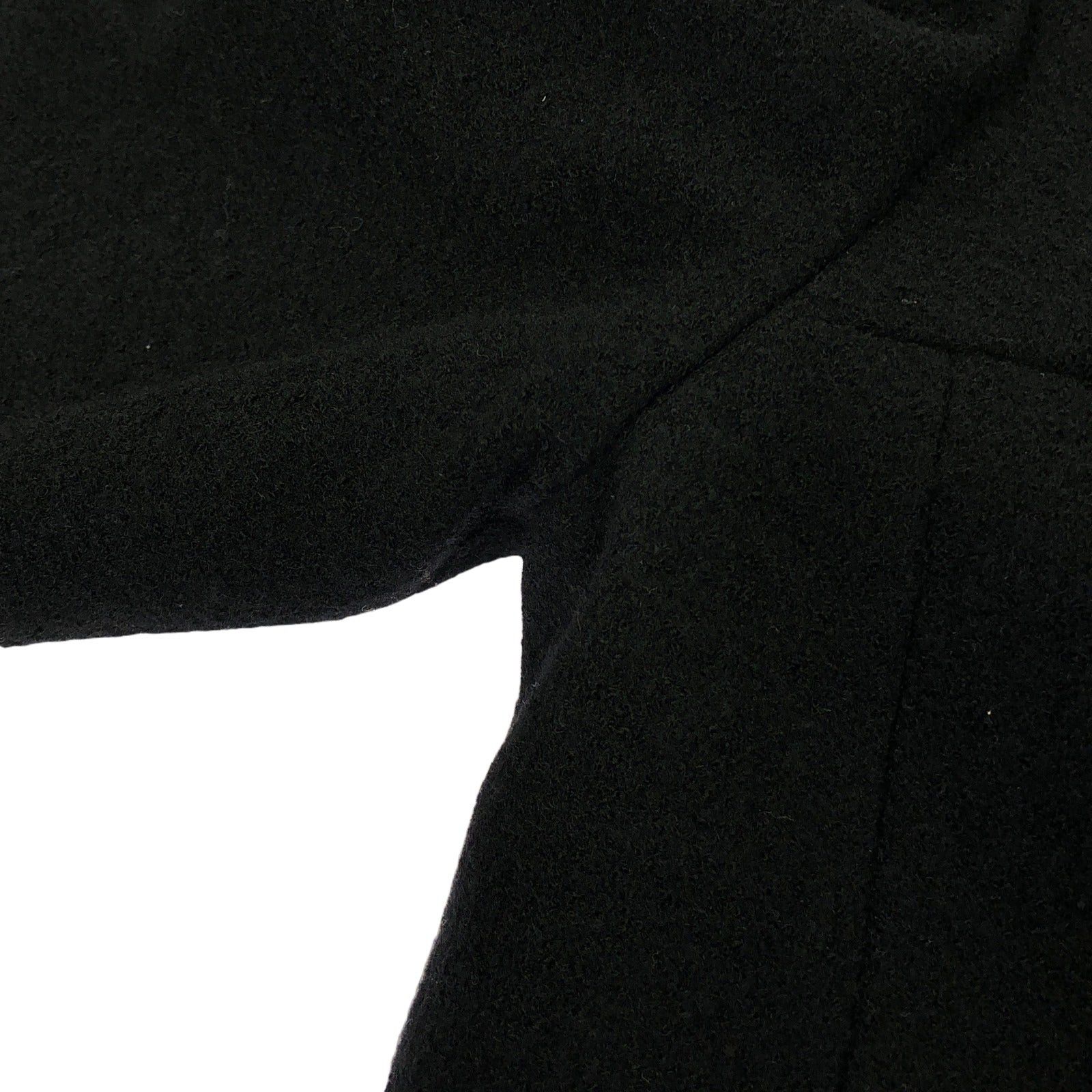 Chanel Chanel Coat Wool Black Size ONE SIZE - 9 Thumbnail
