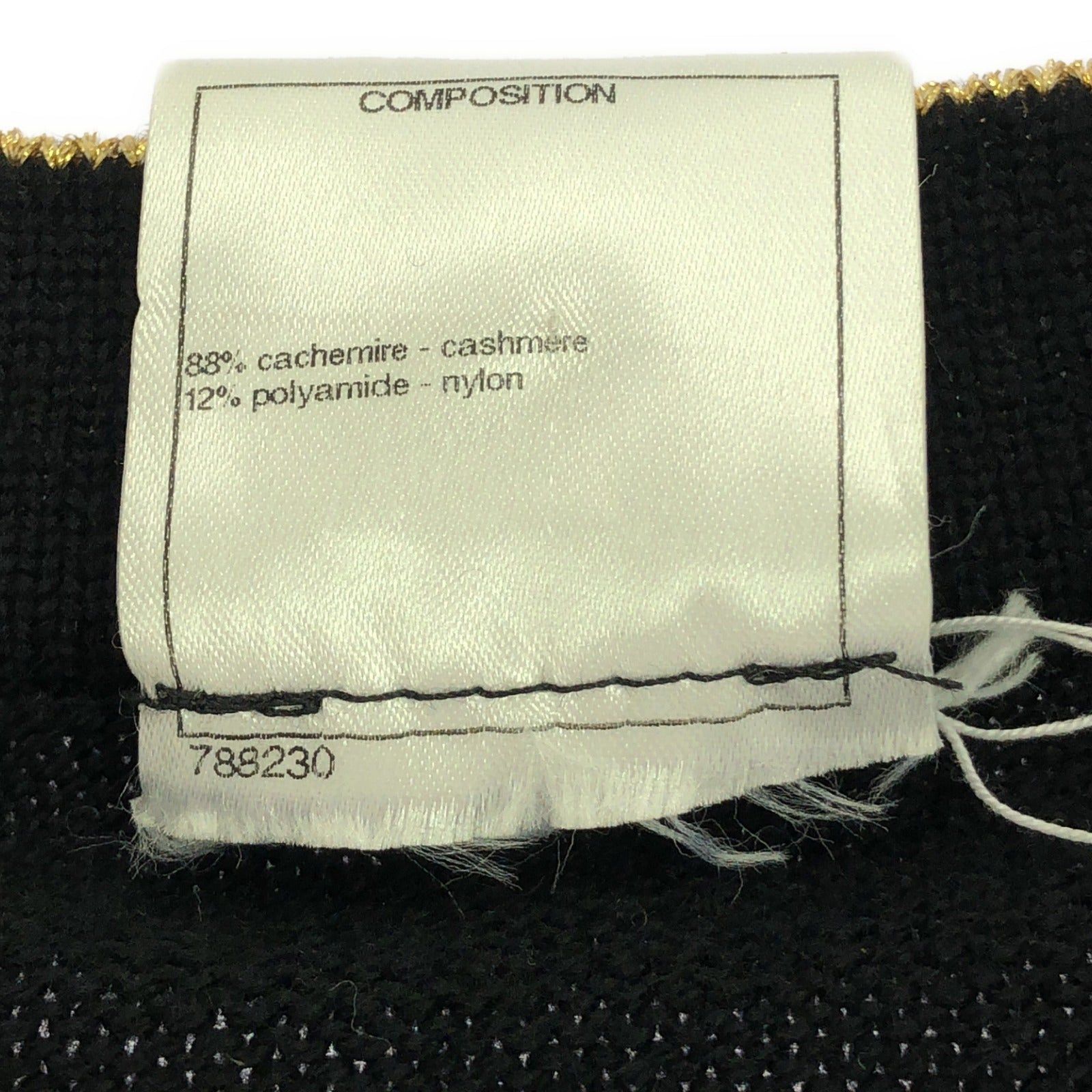 Chanel Chanel Cardigan Cashmere Black Size ONE SIZE - 7 Thumbnail