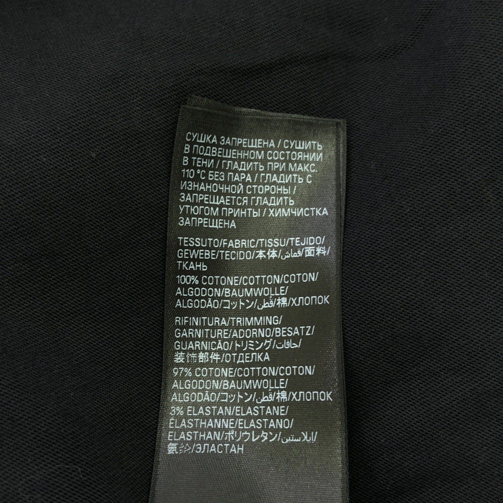 Balenciaga Balenciaga T-Shirt Cotton Black Size ONE SIZE - 7 Thumbnail