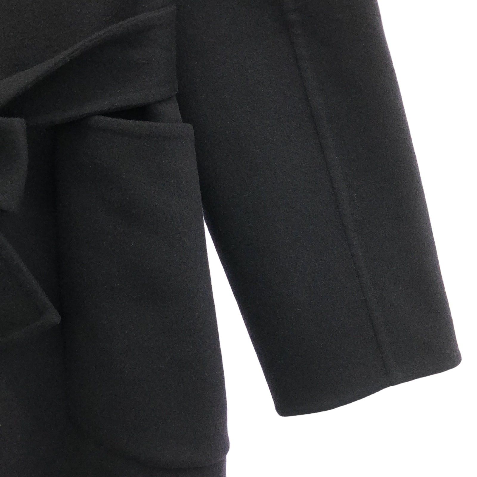 Celine Celine Cashmere Coat With Belt Navy Size ONE SIZE - 4 Thumbnail