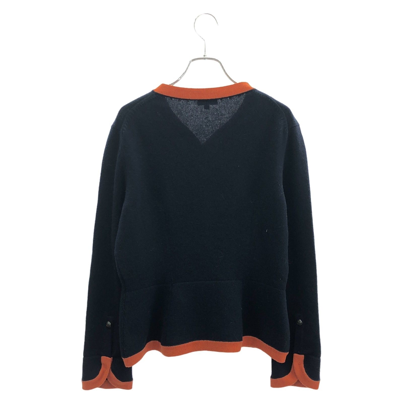 Chanel Chanel Cardigan Cashmere Navy Size ONE SIZE - 2 Thumbnail