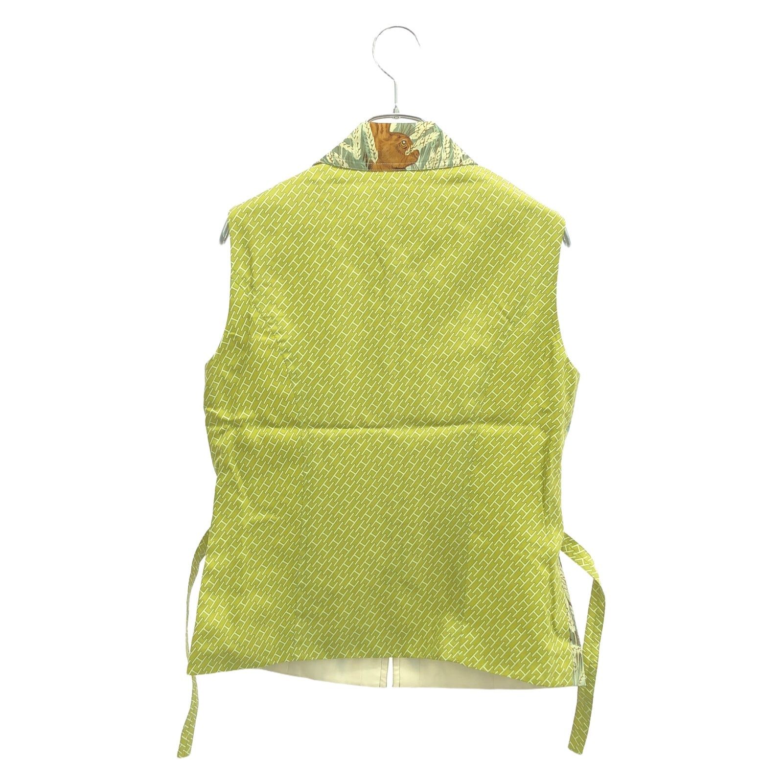 Hermes Hermes Vest Silk Green Size ONE SIZE - 2 Thumbnail