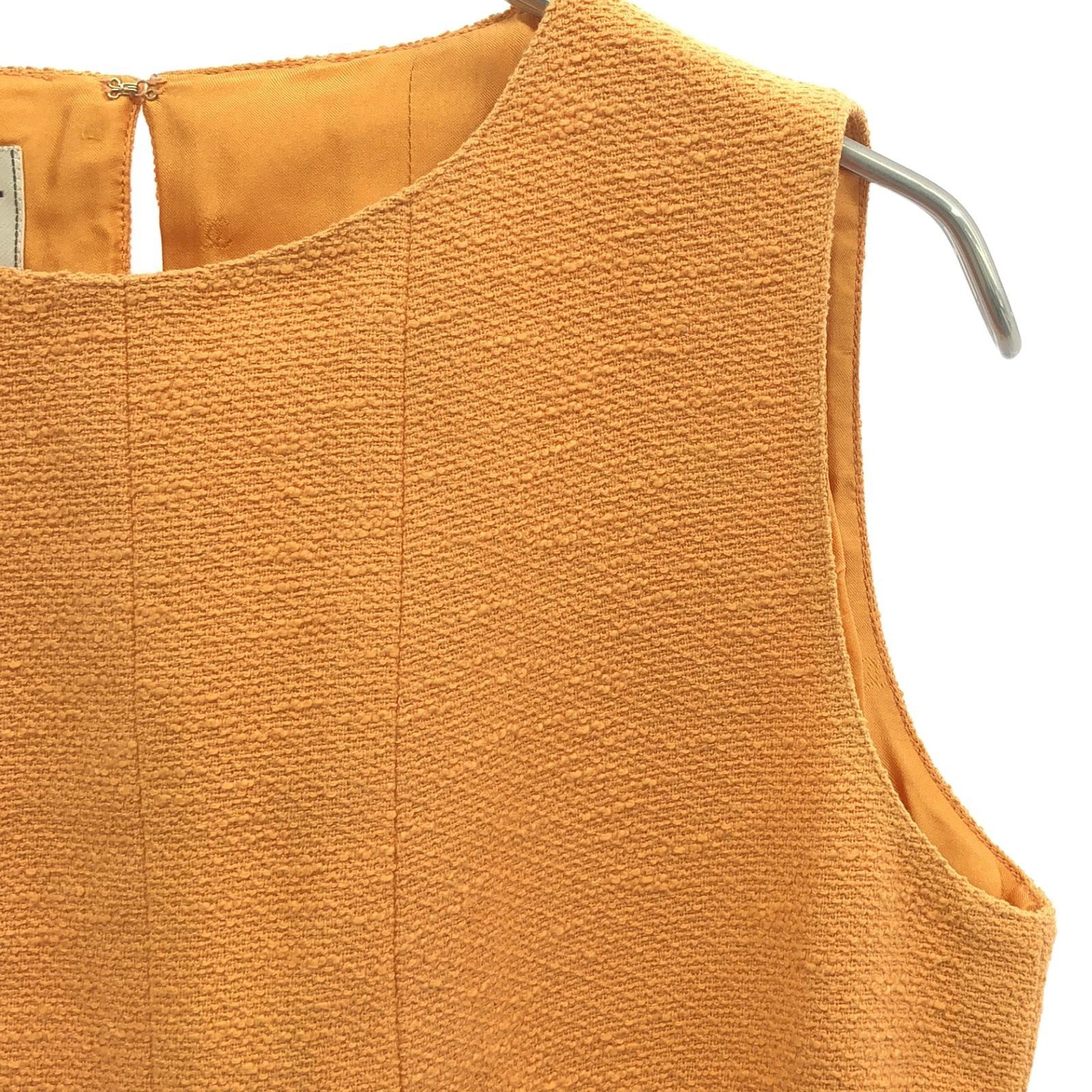 Chanel Chanel One Piece Silk Orange Size ONE SIZE - 4 Thumbnail