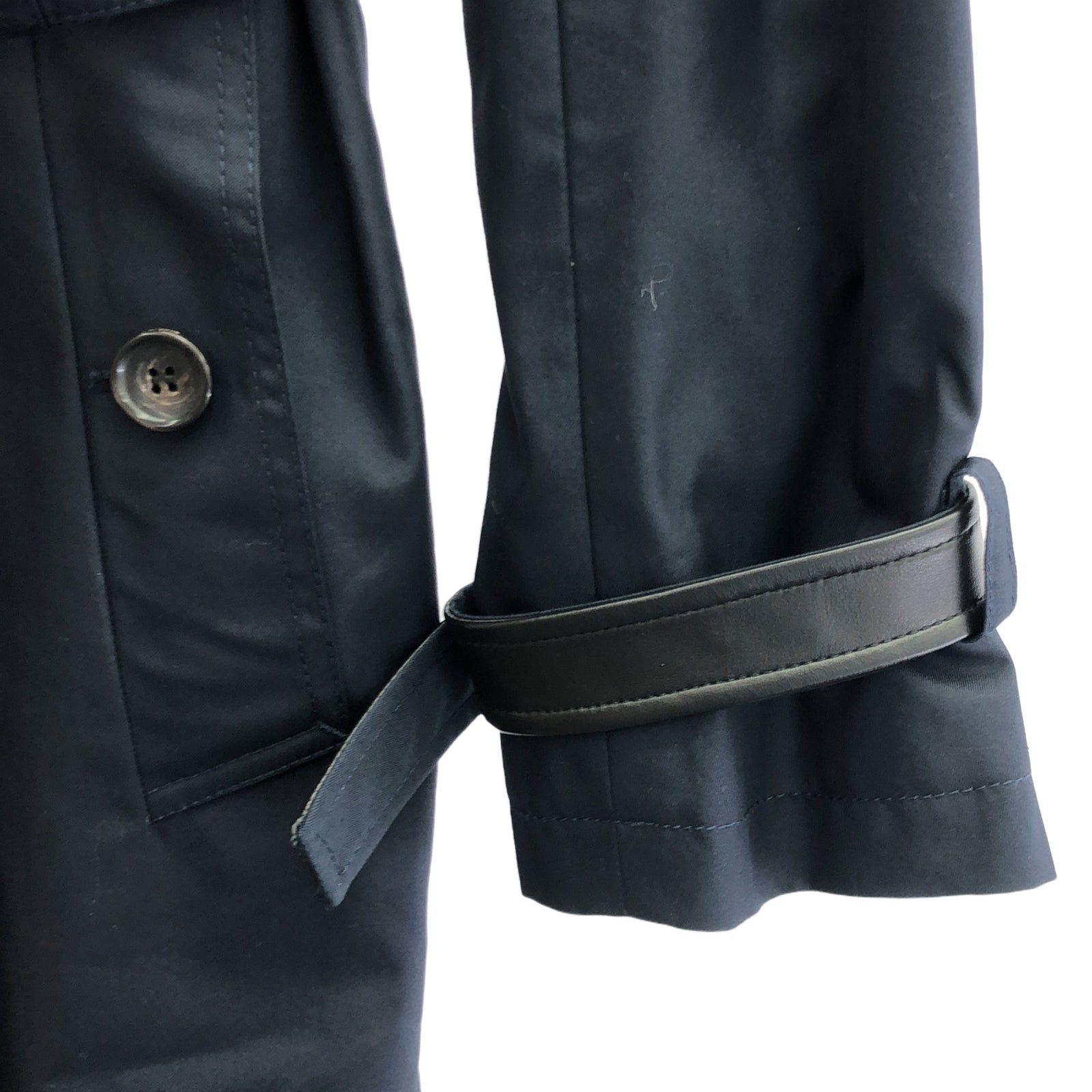 Coach Coach Trench Coat Cotton Navy Size ONE SIZE - 4 Thumbnail