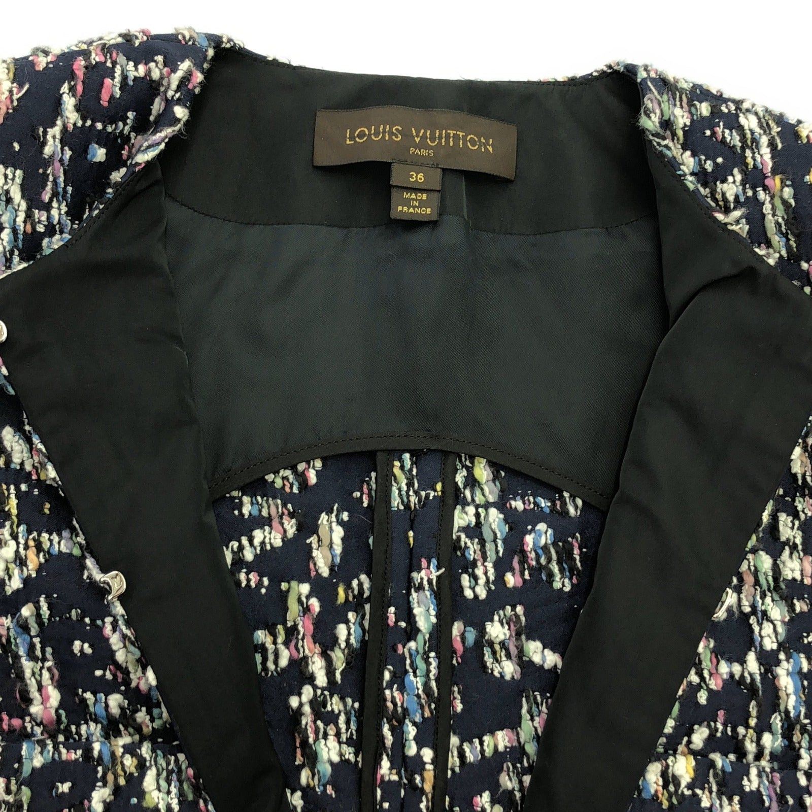 Louis Vuitton Louis Vuitton Jacket Cotton Navy Size ONE SIZE - 8 Thumbnail