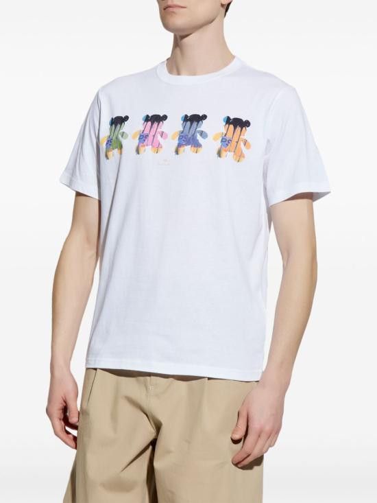 Paul Smith PAUL SMITH Men T-Shirts M2R011R PP513101 White Size US S / EU 44-46 / 1 - 4 Thumbnail