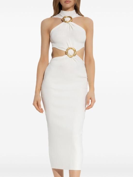 Cult Gaia CULT GAIA Women Mid Skirts KD3863YN2051 AMBAROFFWHITE White Size M / US 6-8 / IT 42-44 - 5 Thumbnail