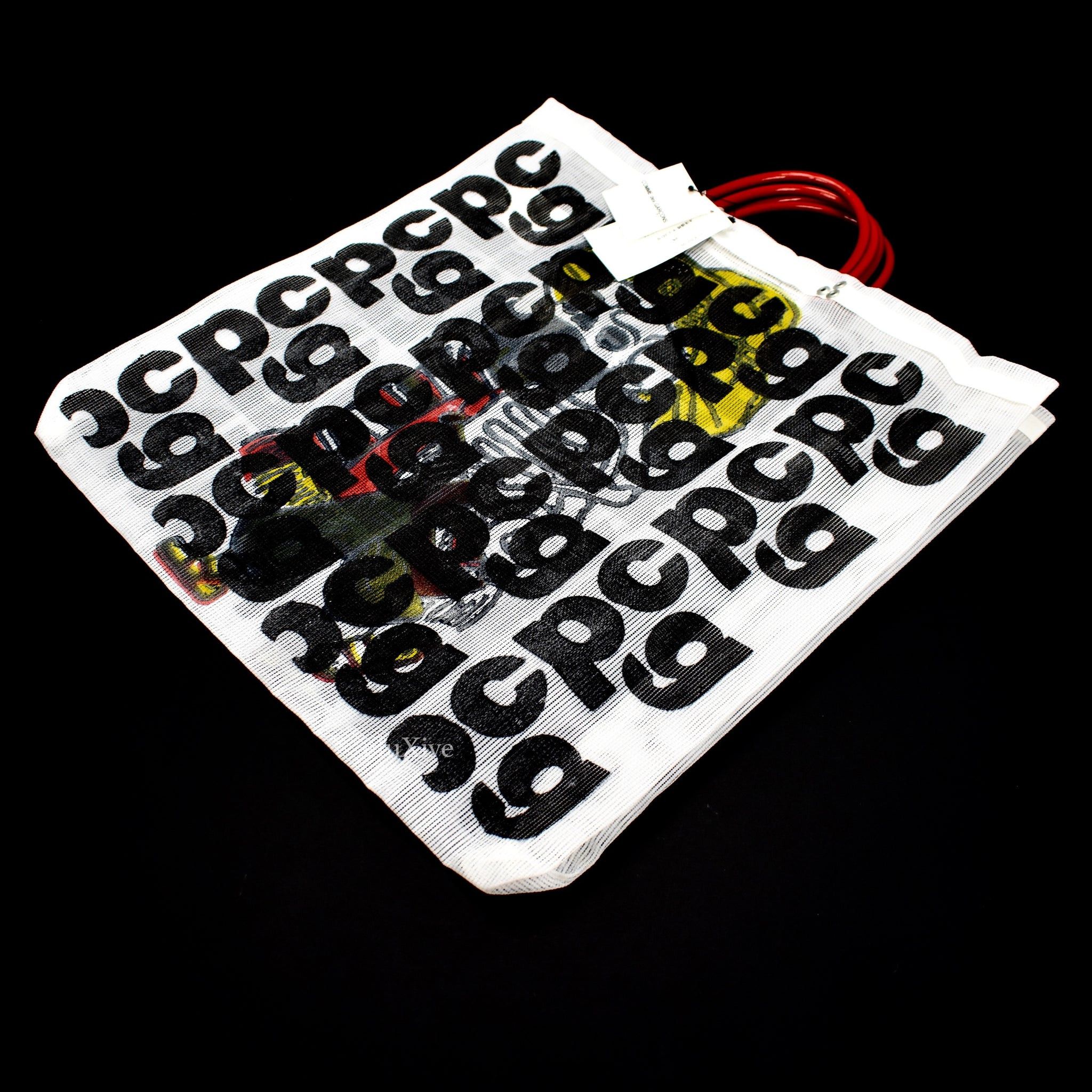 Comme des Garcons Frida Kahlo Skeleton CDG Logo Print Mesh Bag DOTD Size ONE SIZE - 3 Thumbnail