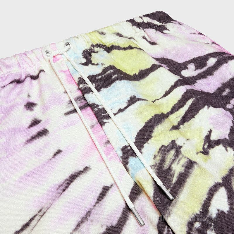 Shorts in Cotton Fleece Multicolor Pastel