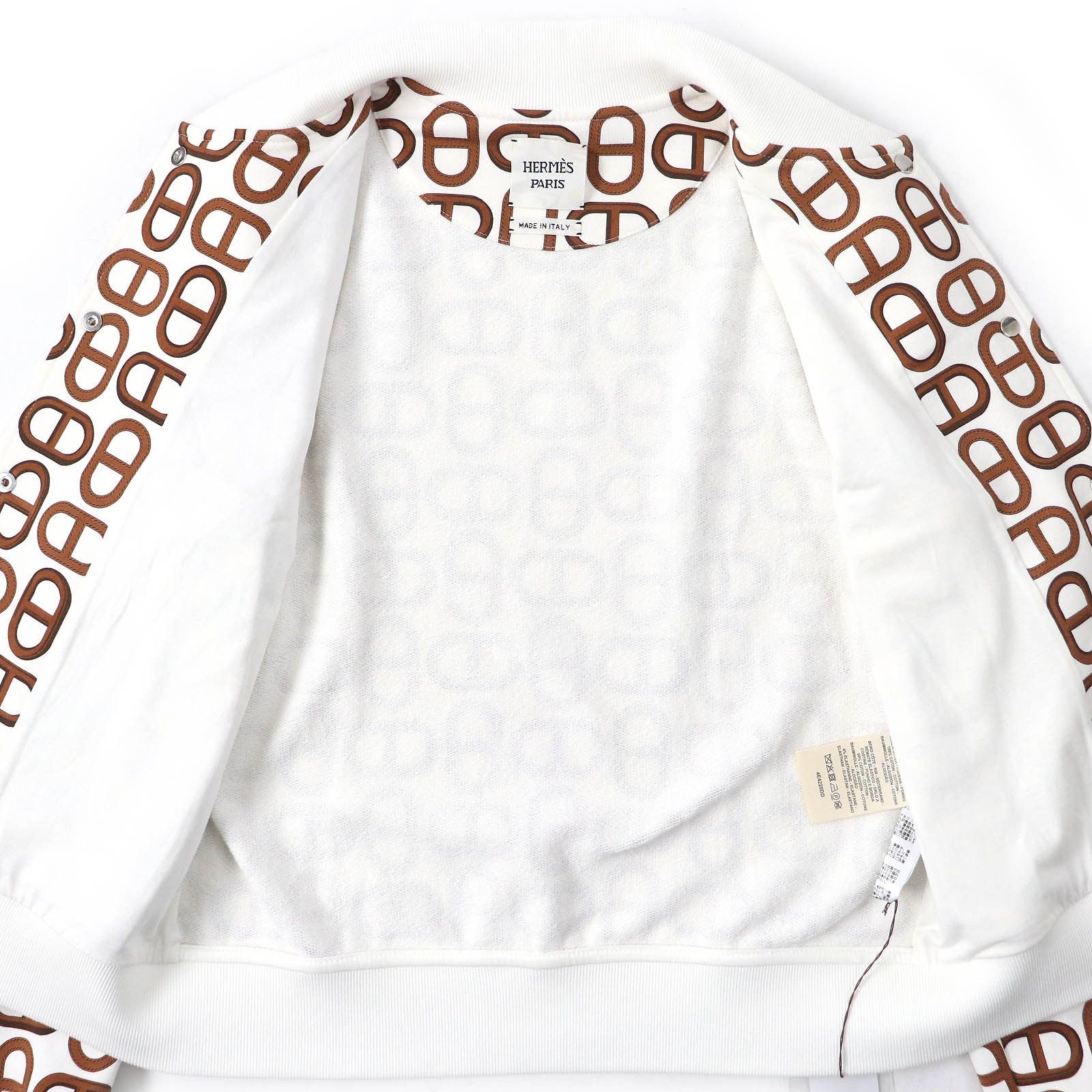Hermes Hermes Hermes Teddy Blouson Cotton Jacket Cotton Outerwear Size ONE SIZE - 5 Thumbnail